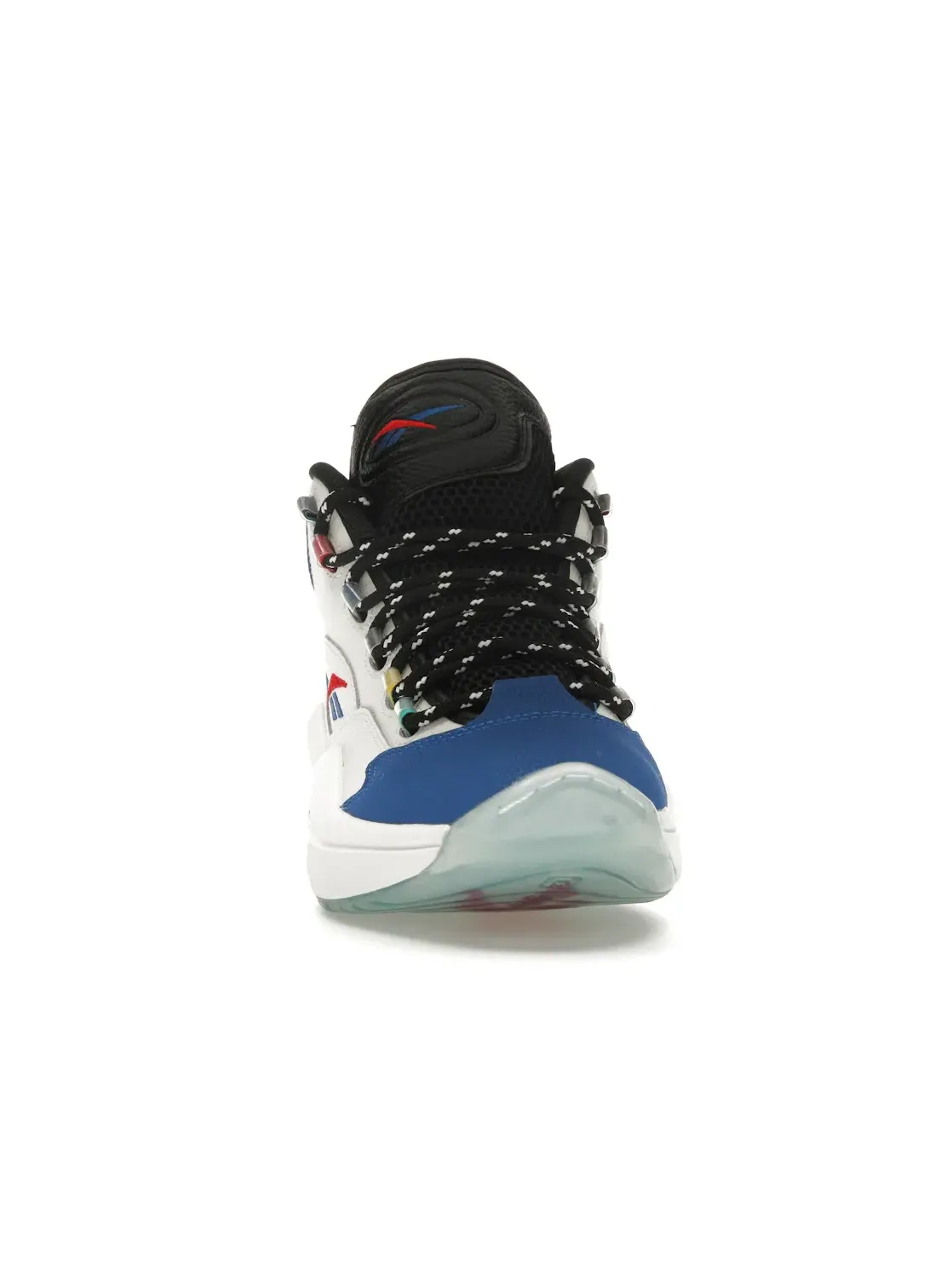 Кроссовки мужские Reebok Question Mid, с принтом — изображение 2 из 4, черный/синий