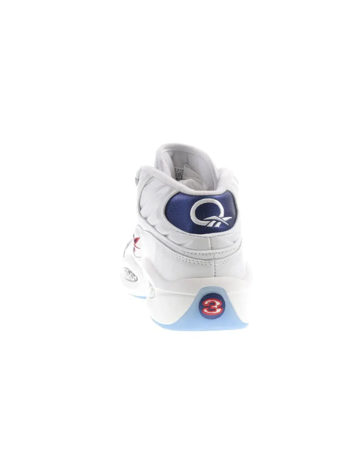 Кроссовки мужские Reebok Question Mid White/Pearlized Navy/Red — изображение 4 из 4