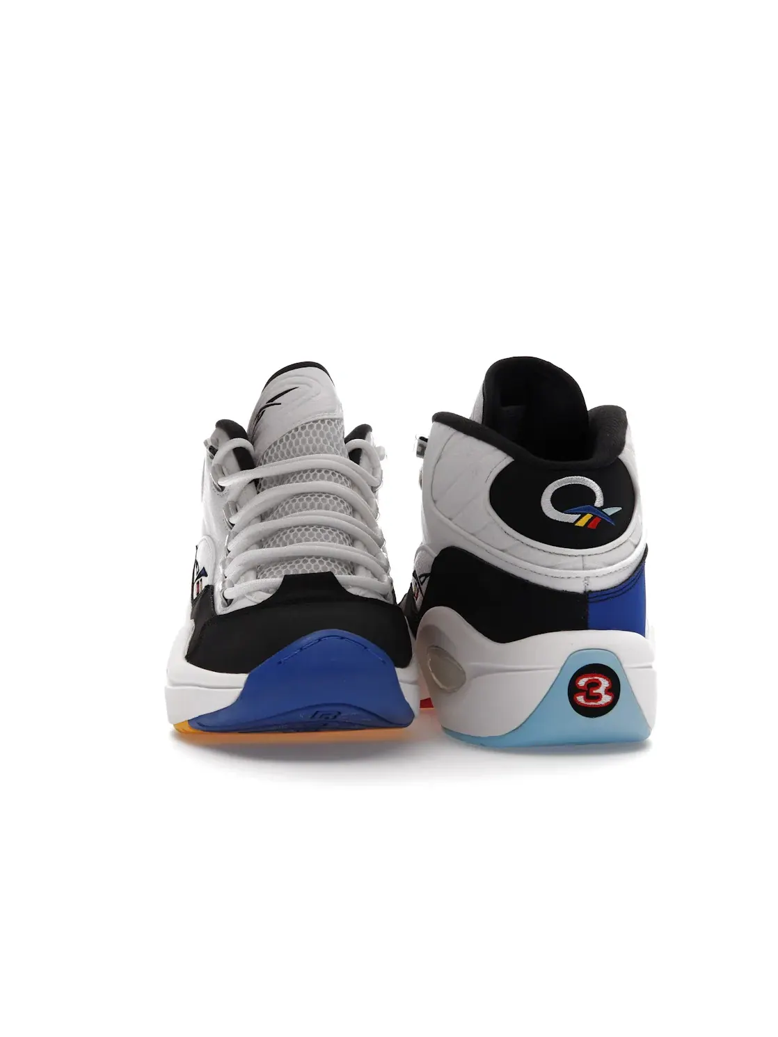 Кроссовки Reebok Question Mid, Lifestyle — изображение 2 из 4, белый/черный/красный