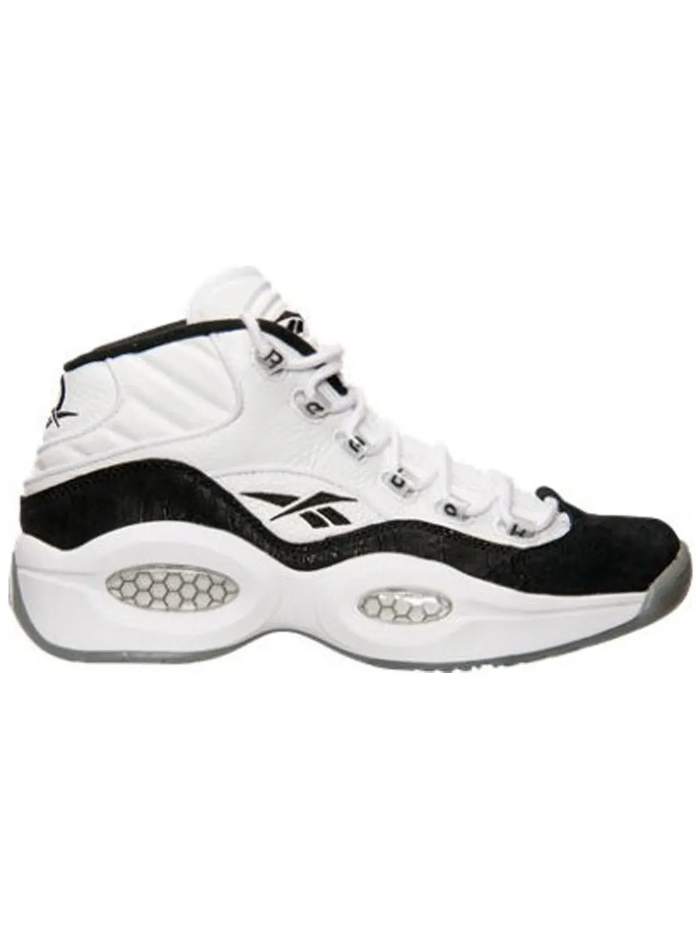 Мужские кроссовки для активного отдыха Reebok Question Mid — изображение 1 из 1, черный/белый