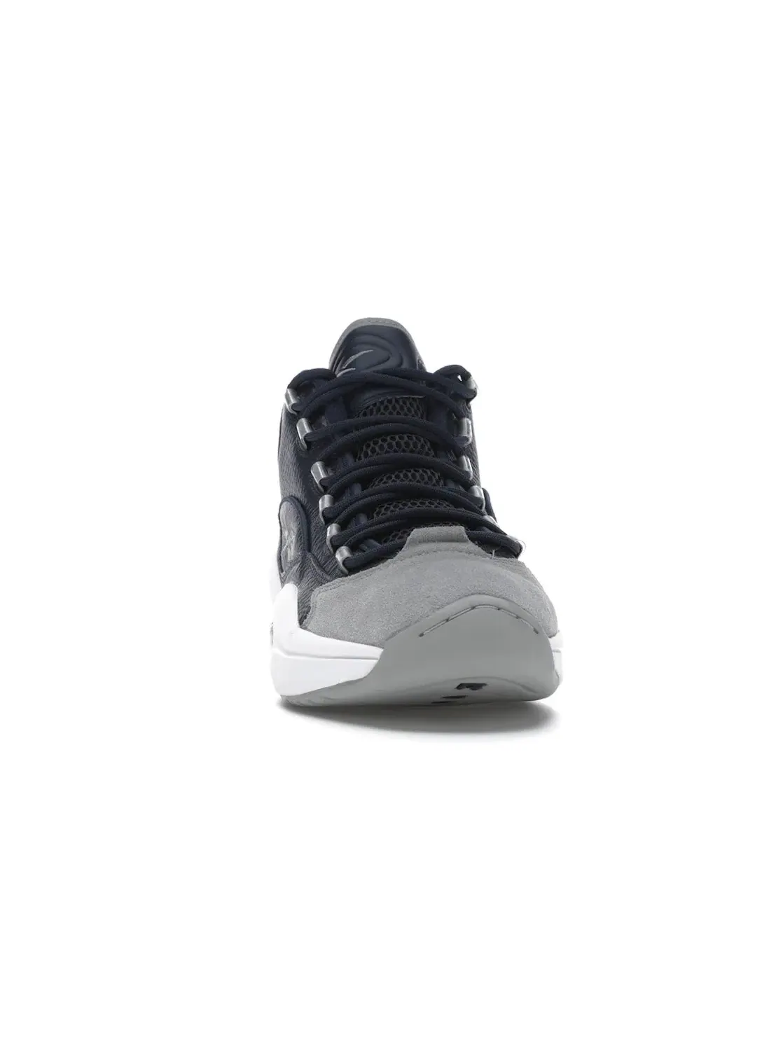 Кроссовки мужские Reebok Question Mid Georgetown замша кожа Carbon/Faux Indigo-White — изображение 2 из 4, белый