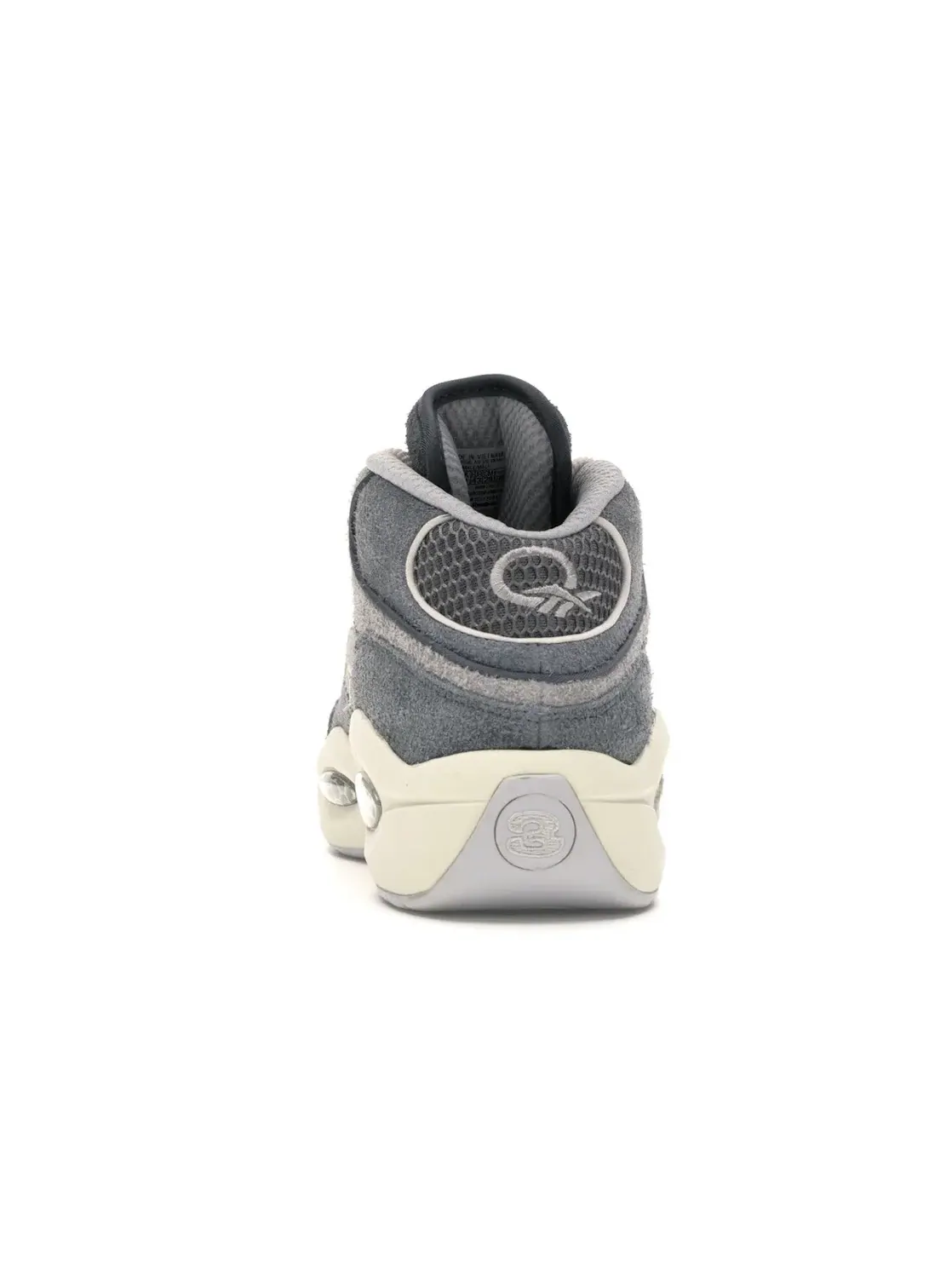Кроссовки Reebok Question Mid Lifestyle, замша — изображение 4 из 4, серый/-белый