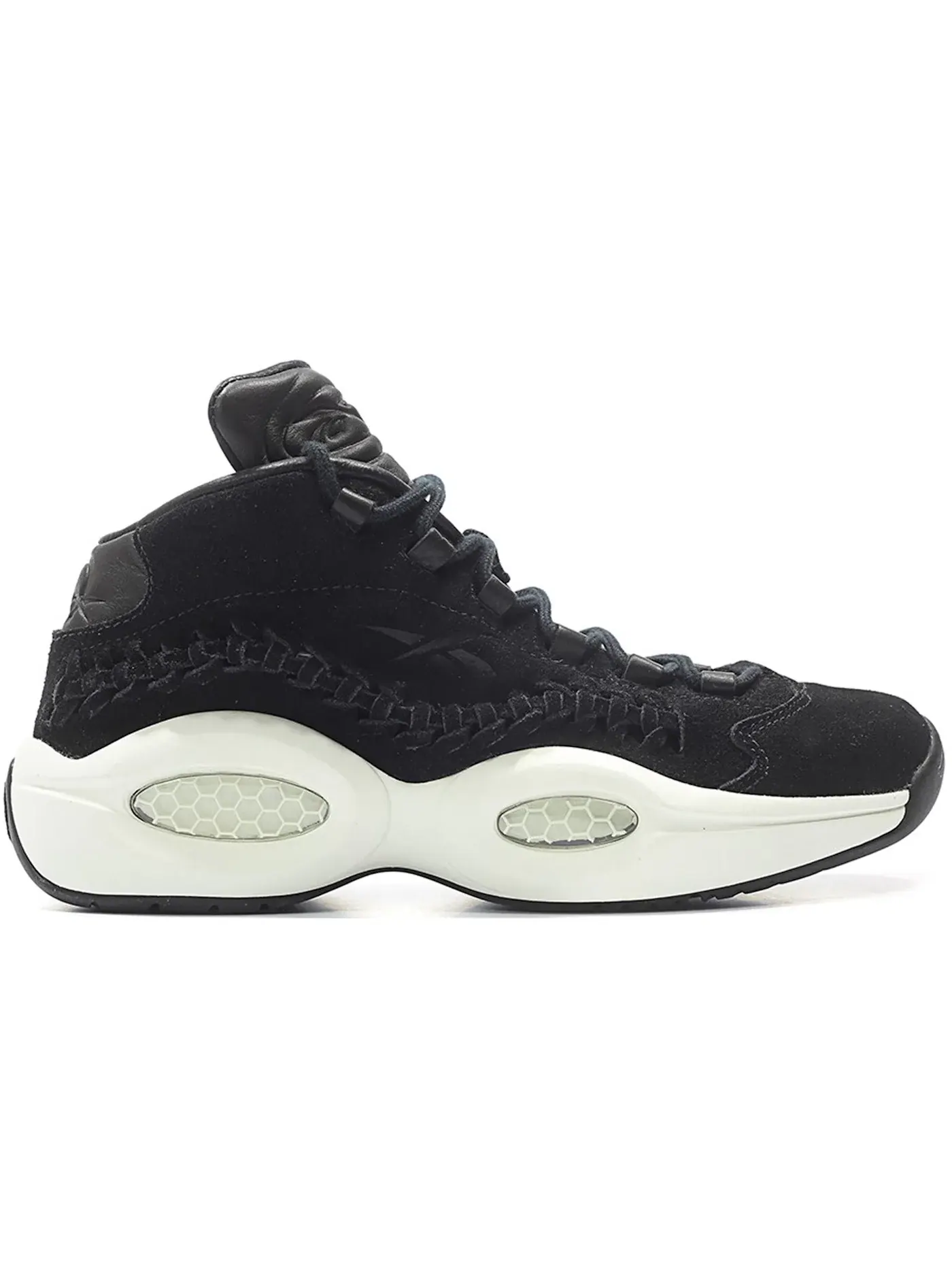 Кроссовки мужские Reebok Question Mid Lifestyle Black/White — изображение 1 из 1, черный/белый