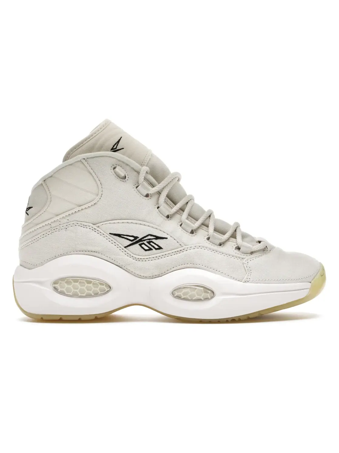 Кроссовки мужские Reebok Question Mid, с принтом — изображение 1 из 4, розовый-черный
