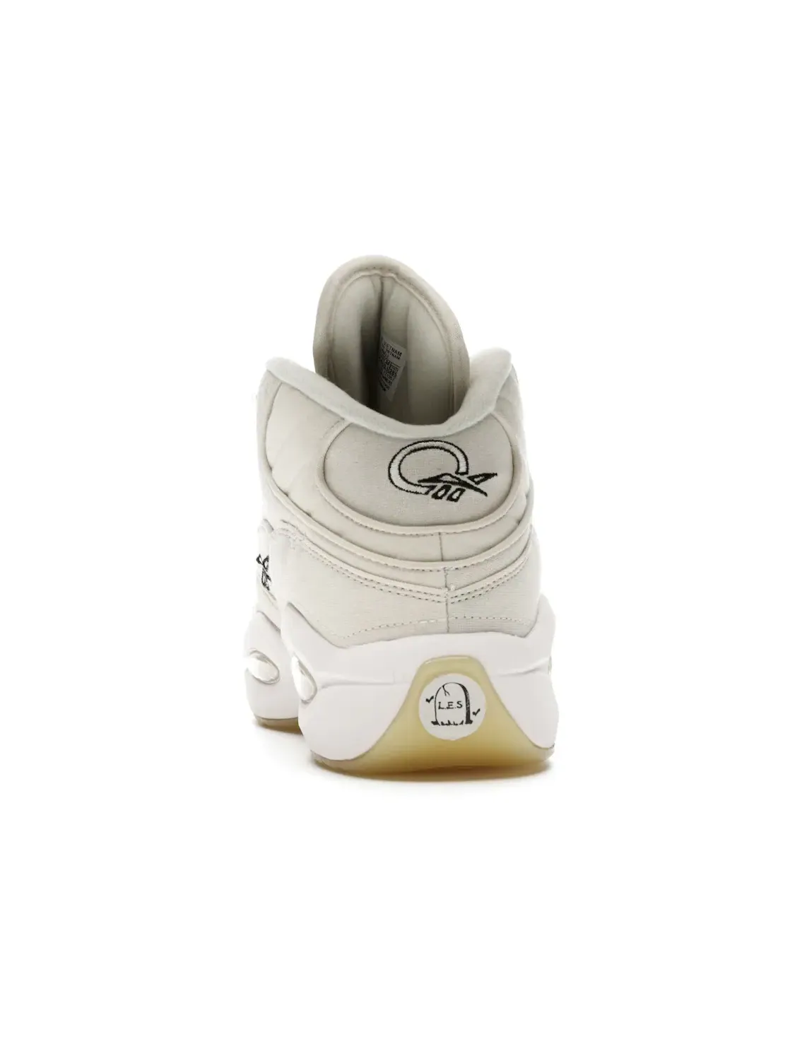 Кроссовки мужские Reebok Question Mid, с принтом — изображение 4 из 4, розовый-черный