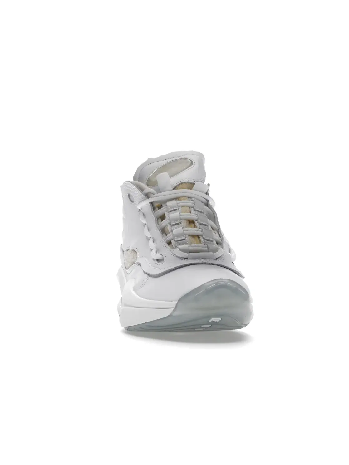 Кроссовки мужские Reebok Question Mid, коллаборация с Maison Margiela — изображение 2 из 4, белый/белый