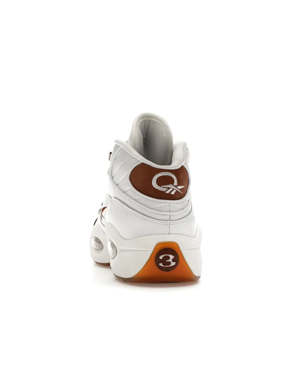 Кроссовки Reebok Question Mid Lifestyle, кожа и замша — изображение 4 из 4, коричневый