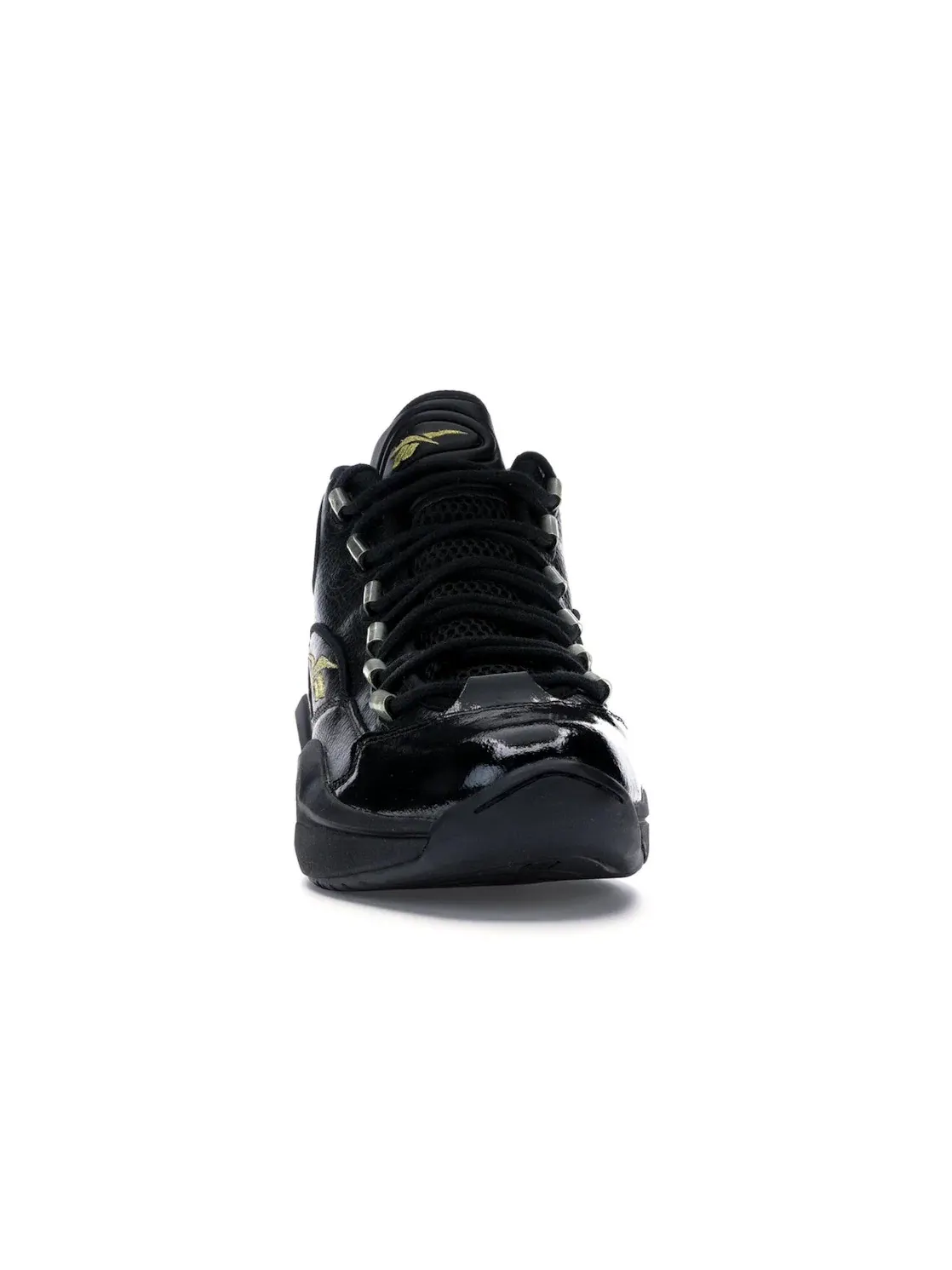 Кроссовки мужские Reebok Question Mid Black/Gold — изображение 2 из 4, черный/золотистый