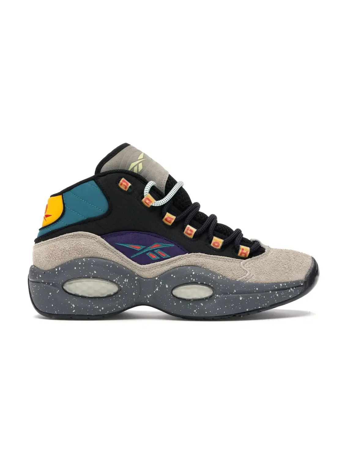 Кроссовки Reebok Question Mid Nice Kicks Bubba Chuck, с амортизацией Hexalite — изображение 1 из 4, черный