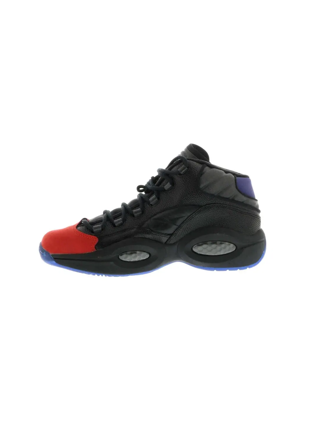 Кроссовки мужские Reebok Question Mid Lifestyle — изображение 3 из 4, черный/красный