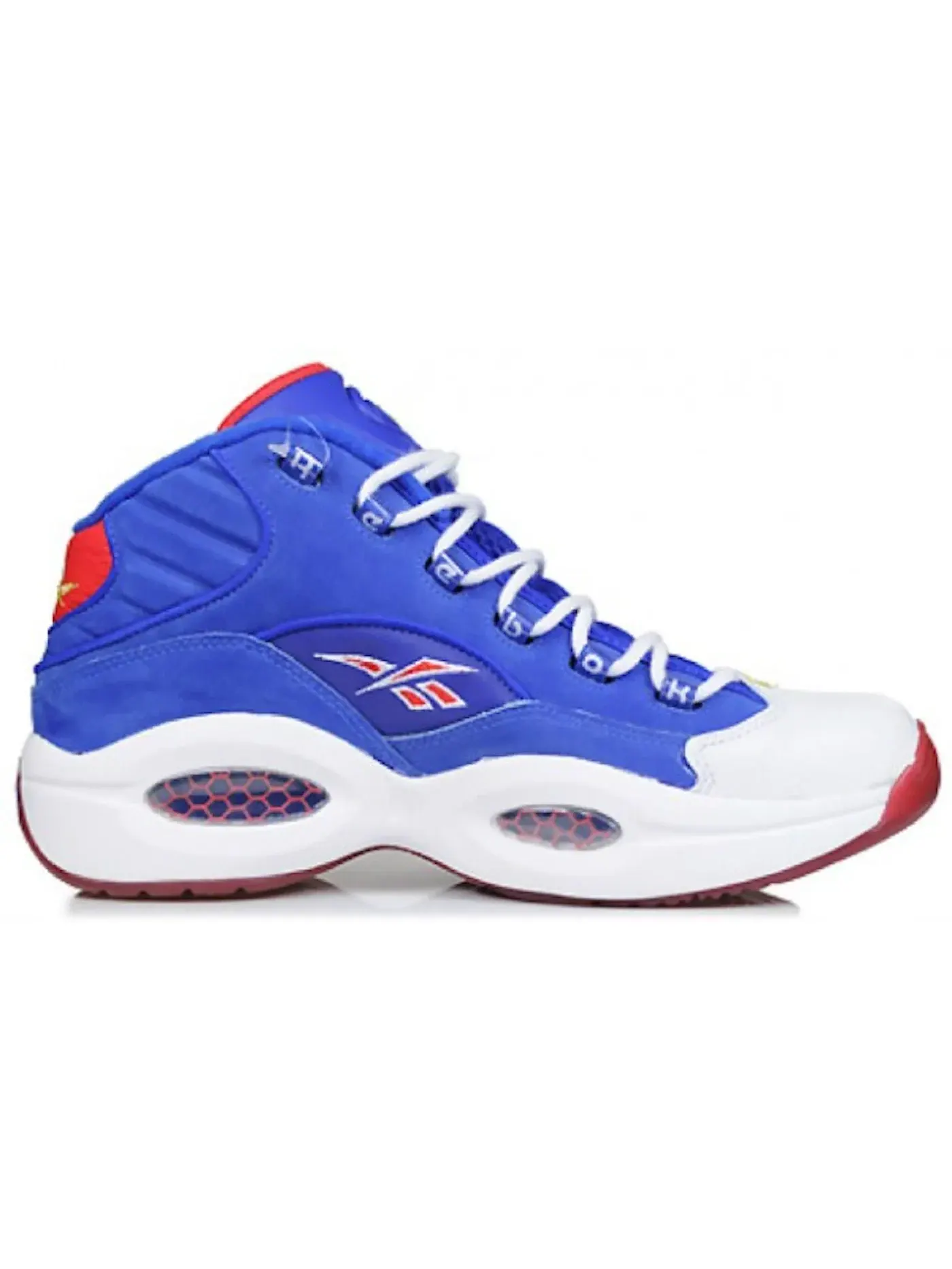 Кроссовки мужские Reebok Lifestyle Question Mid — изображение 1 из 1, синий/белый