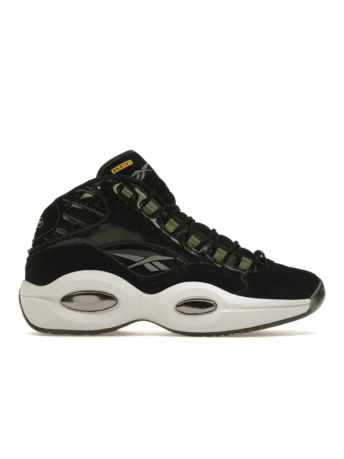 Кроссовки Reebok Lifestyle Question Mid, кожа/текстиль — изображение 1 из 4, черный/серый/черный