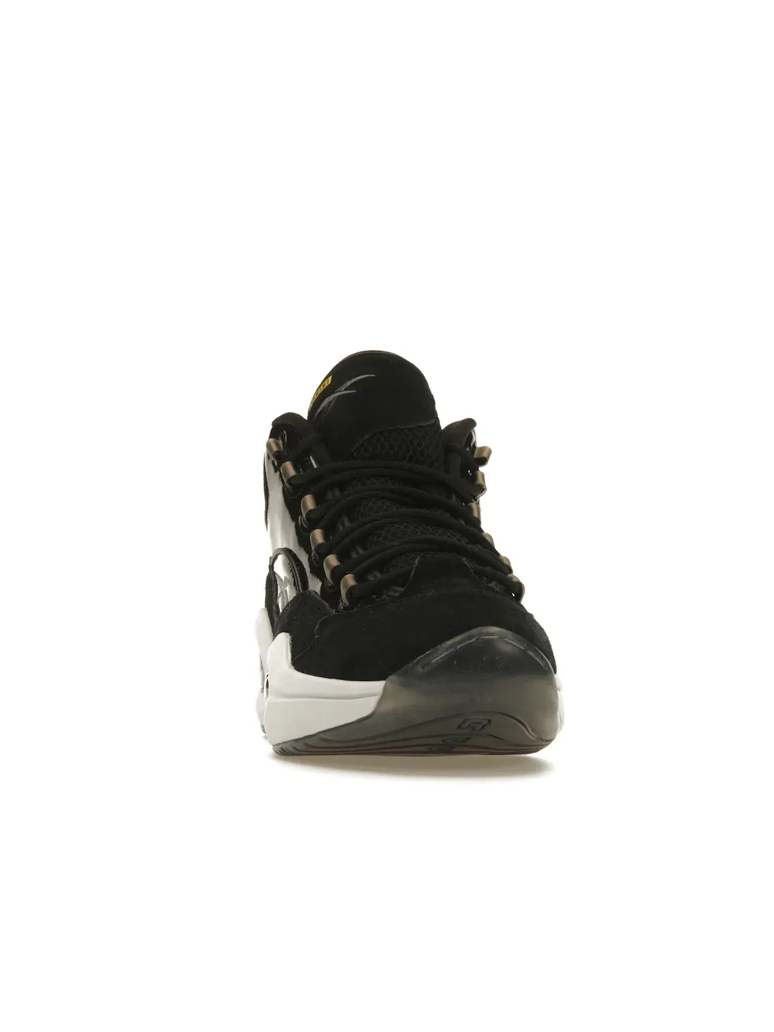 Кроссовки Reebok Lifestyle Question Mid, кожа/текстиль — изображение 2 из 4, черный/серый/черный