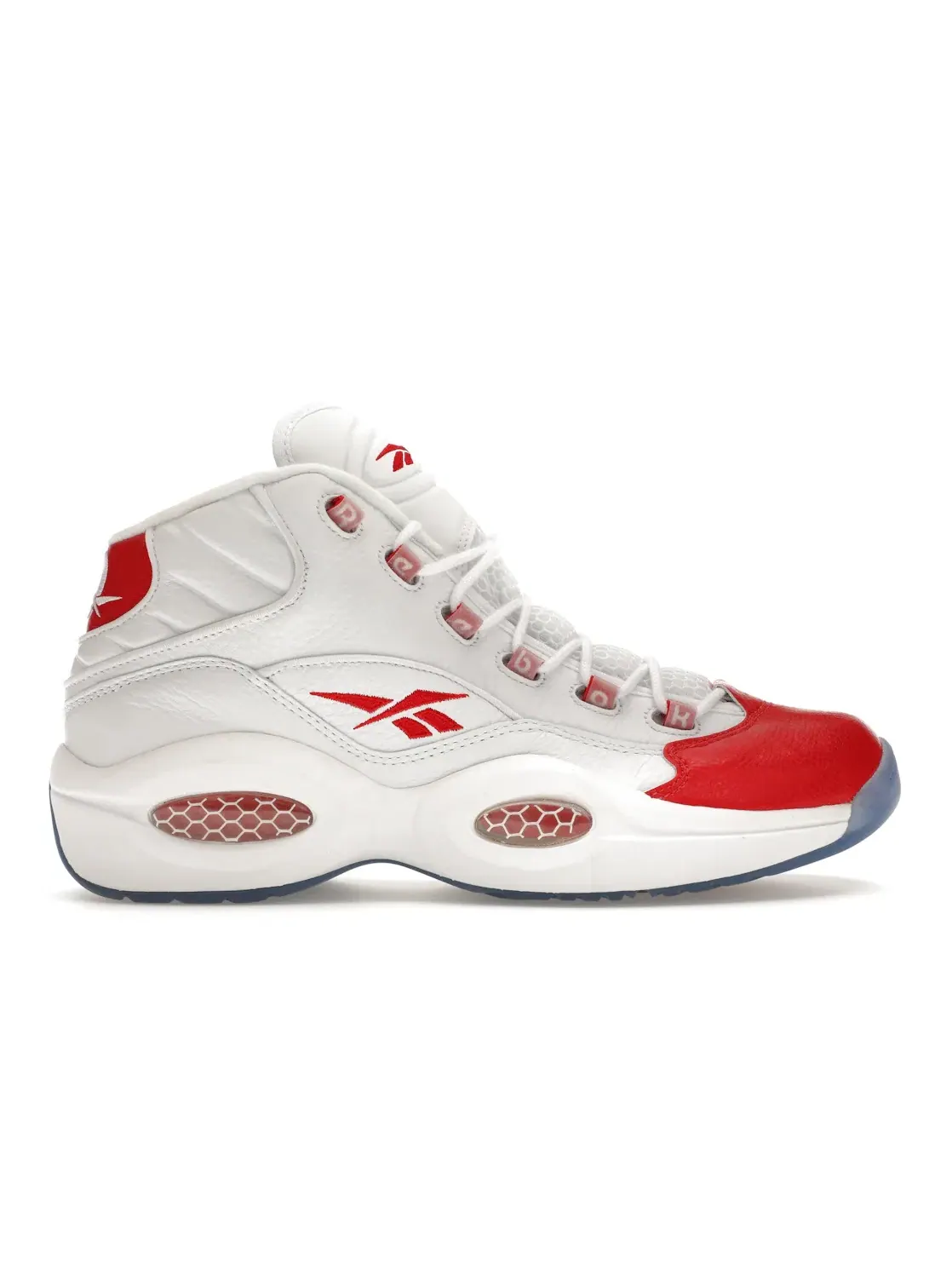Кроссовки мужские Reebok Question Mid, Lifestyle — изображение 1 из 4, белый/красный