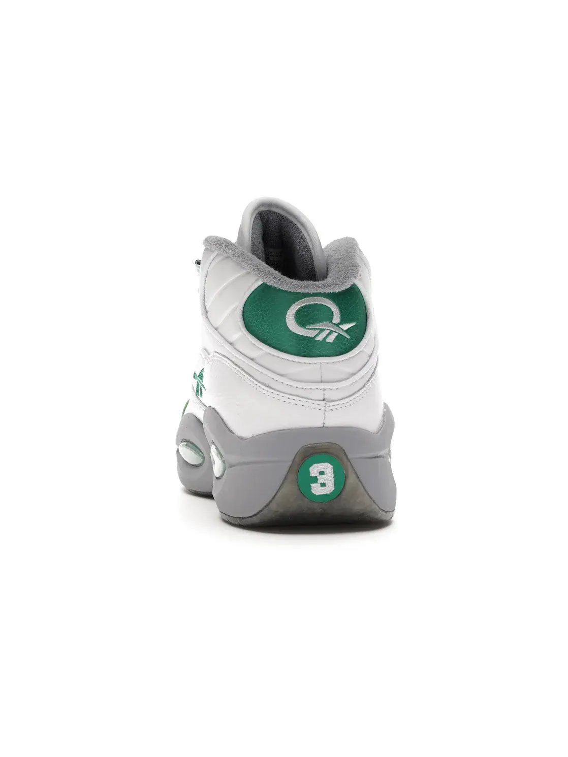 Кроссовки мужские Reebok Question Mid Philadelphia Eagles — изображение 4 из 4, белый/зеленый