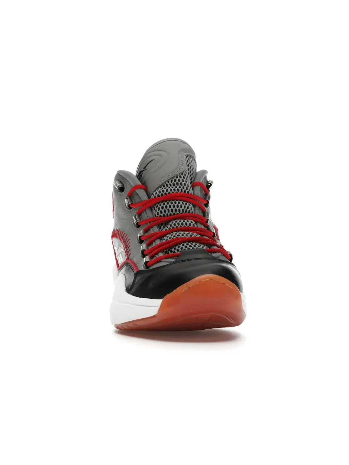 Кроссовки мужские Reebok Question Mid, повседневные — изображение 2 из 4, серый/черный-белый
