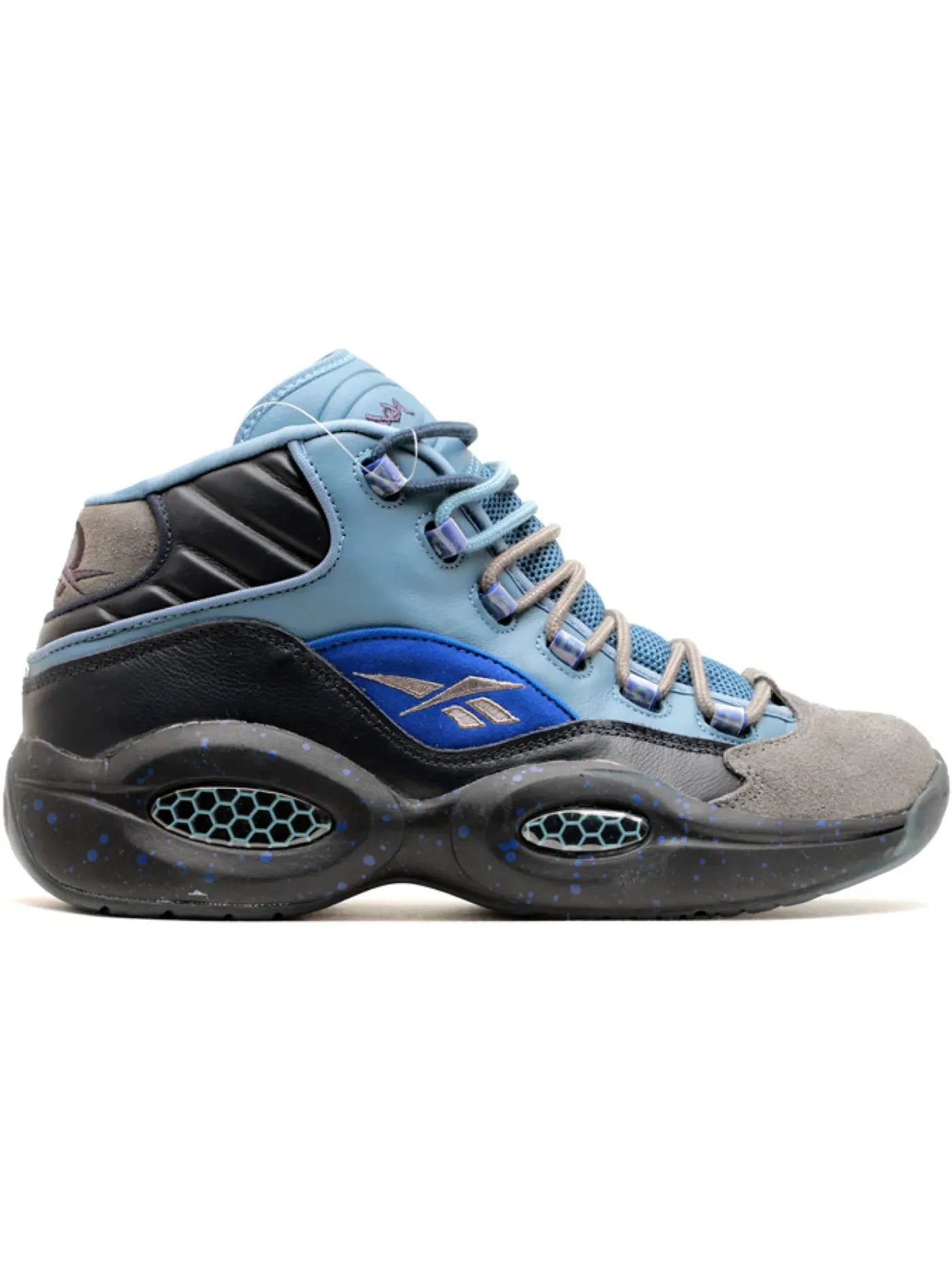 Кроссовки мужские Reebok Question Mid Lifestyle — изображение 1 из 1, серый-темно-синий