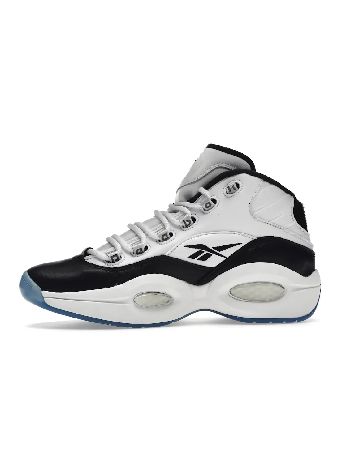 Кроссовки мужские Reebok Question Mid Tyrrell Winston, кожаные, с принтом — изображение 3 из 4, белый