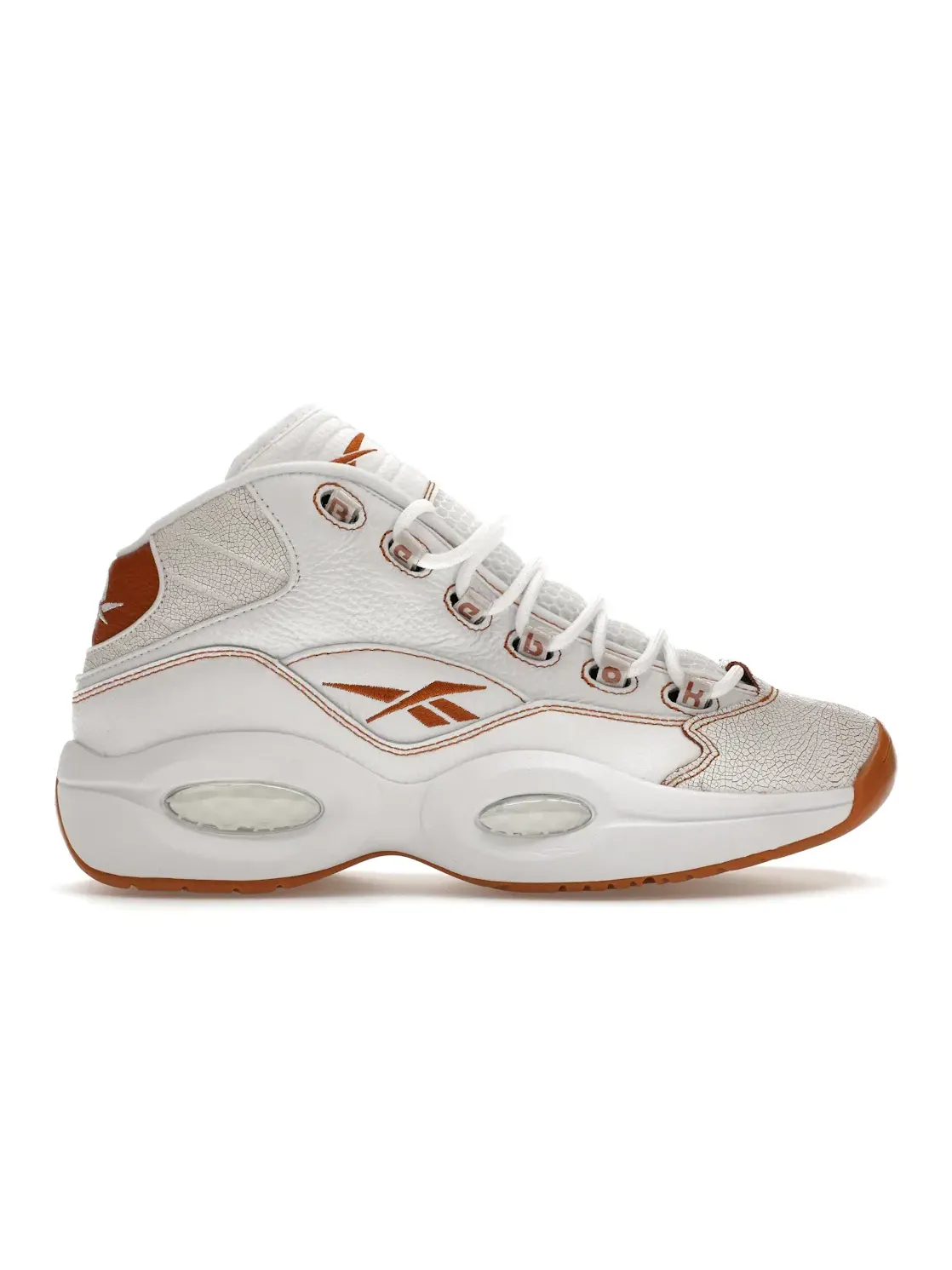 Кроссовки мужские Reebok Lifestyle Question Mid, кожа и текстиль — изображение 1 из 4, белый//белый