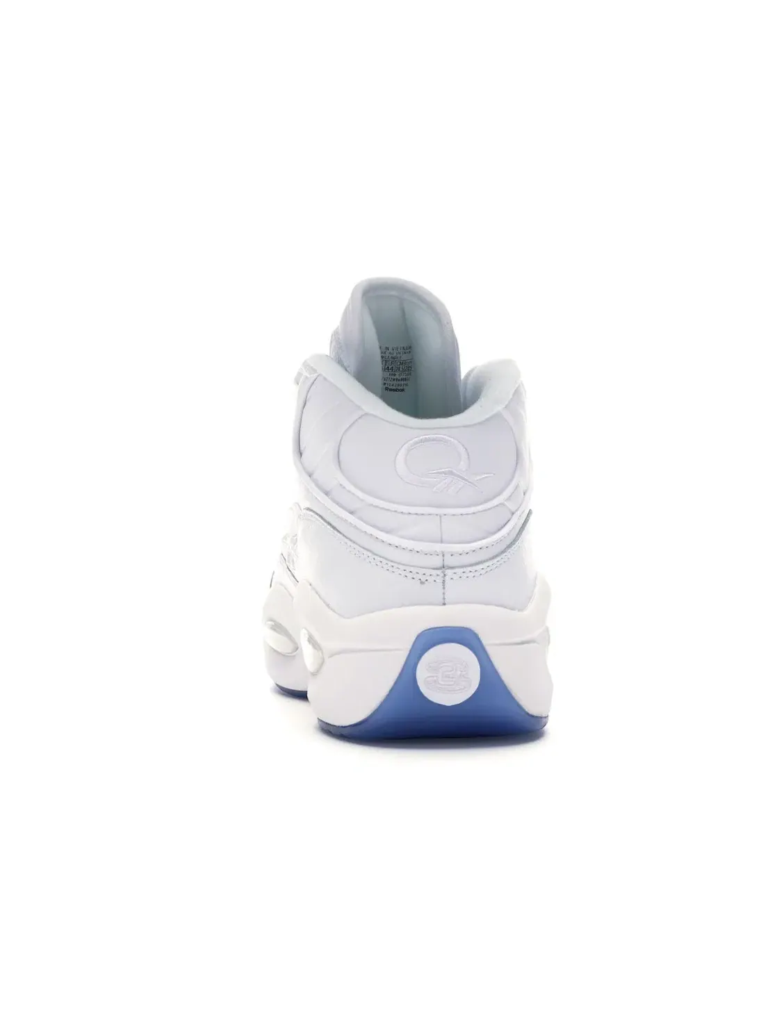 Кроссовки мужские Reebok Question Mid, кожаные — изображение 4 из 4, белый/белый