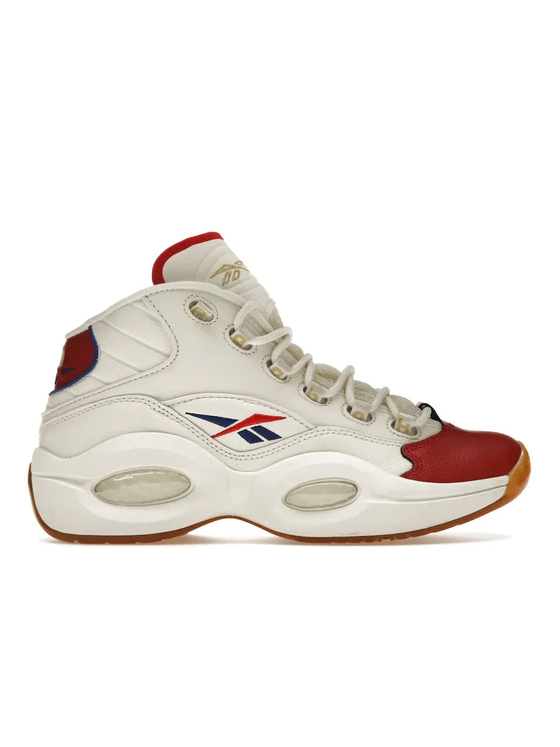 Кроссовки Reebok Question Mid Lifestyle — изображение 1 из 4, белый/красный/синий