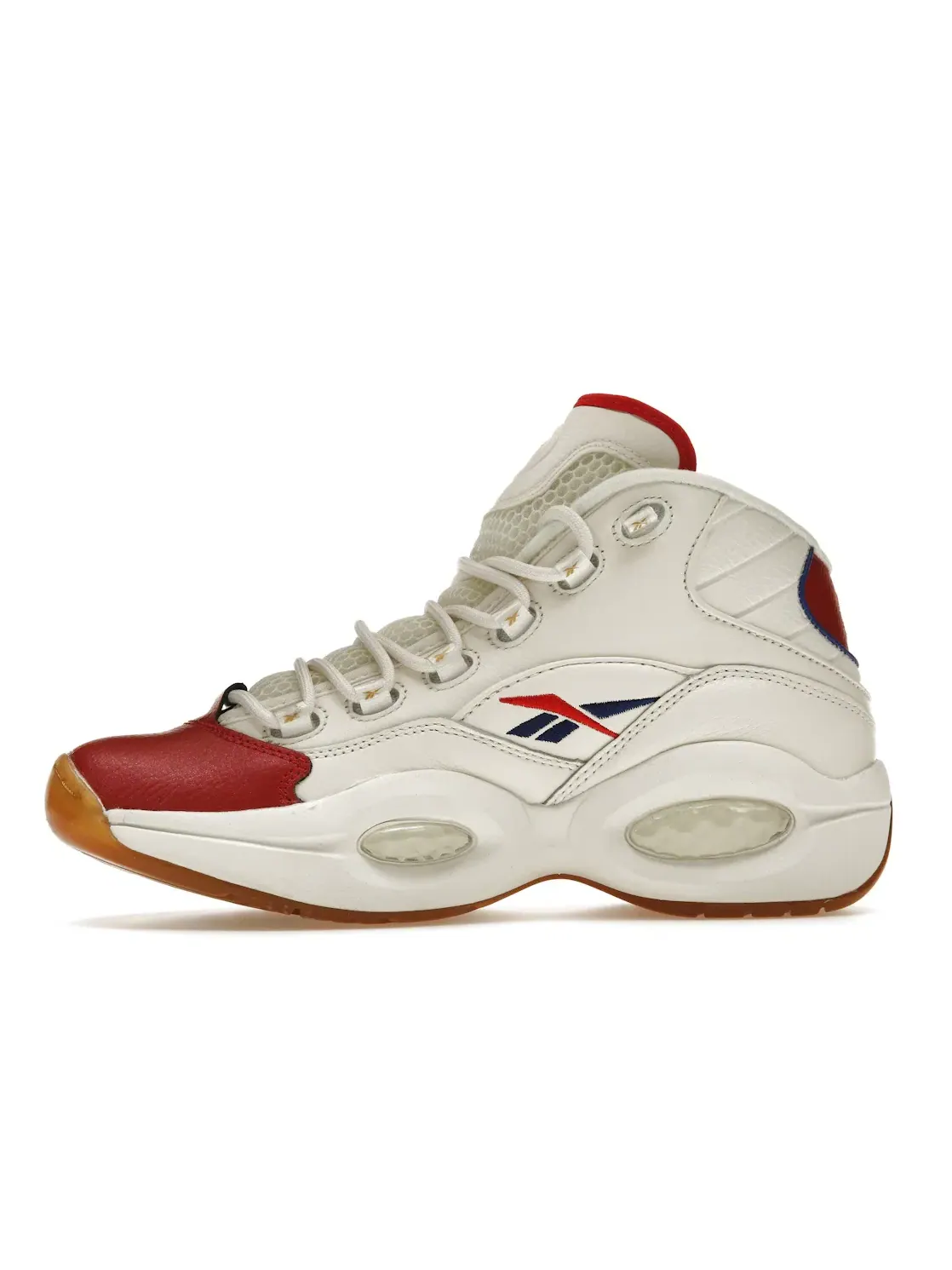 Кроссовки Reebok Question Mid Lifestyle — изображение 3 из 4, белый/красный/синий