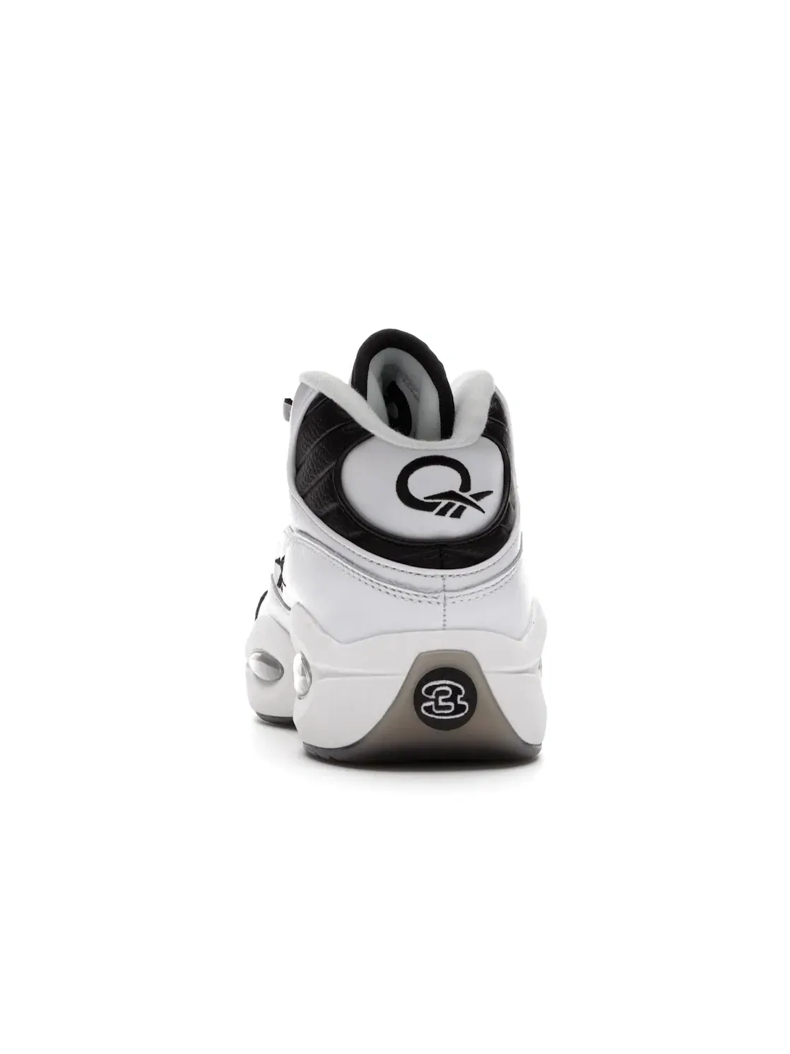 Кроссовки мужские Reebok Question Mid Why Not Us, высокие — изображение 4 из 4, белый/черный