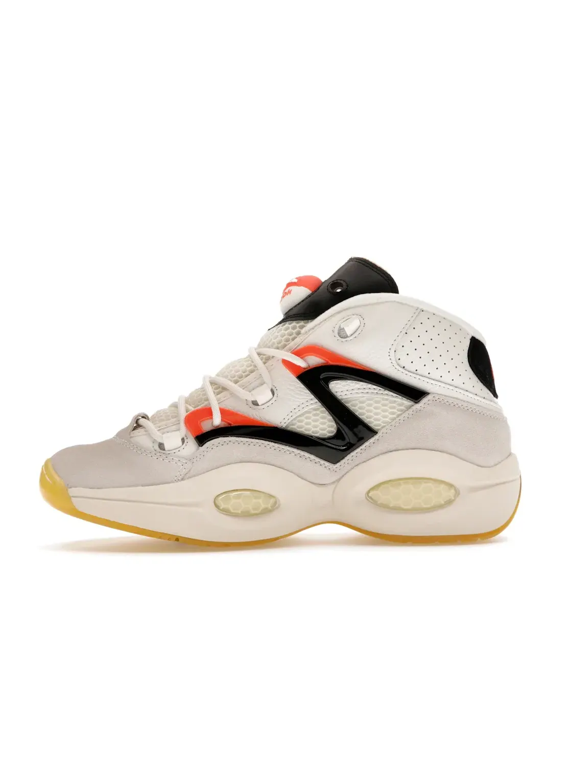 Кроссовки мужские Reebok Question Pump Lifestyle Chalk/Core Black/Pump Orange — изображение 3 из 4, черный/оранжевый
