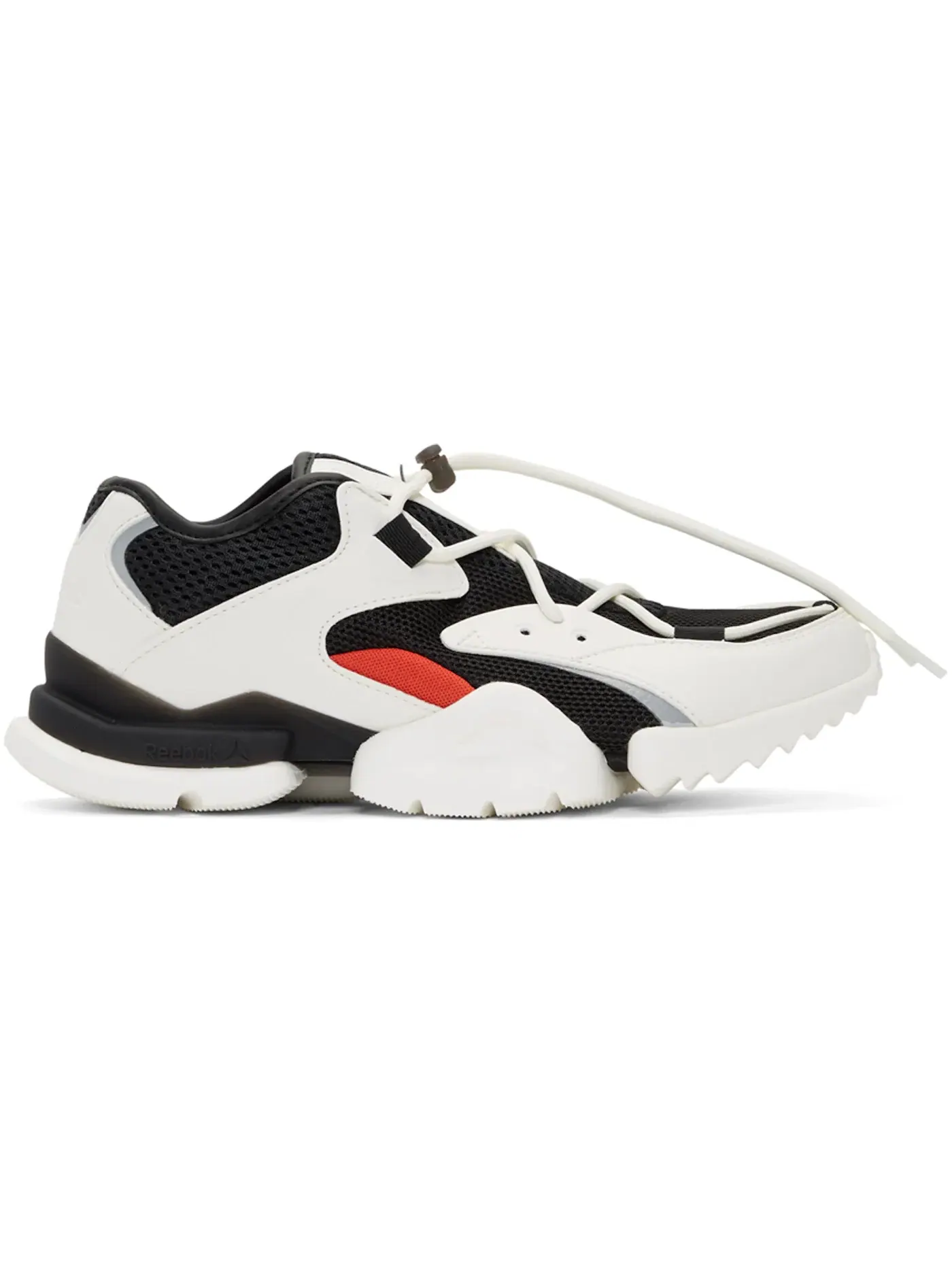 Кроссовки мужские Reebok Lifestyle Run.r 96, кожа и текстиль — изображение 1 из 1, белый/черный-красный