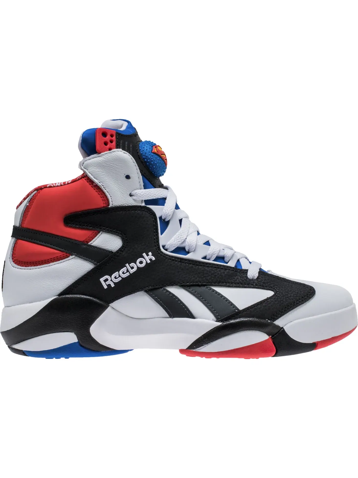 Кроссовки Reebok Shaq Attaq Lifestyle — изображение 1 из 1, белый/синий-красный