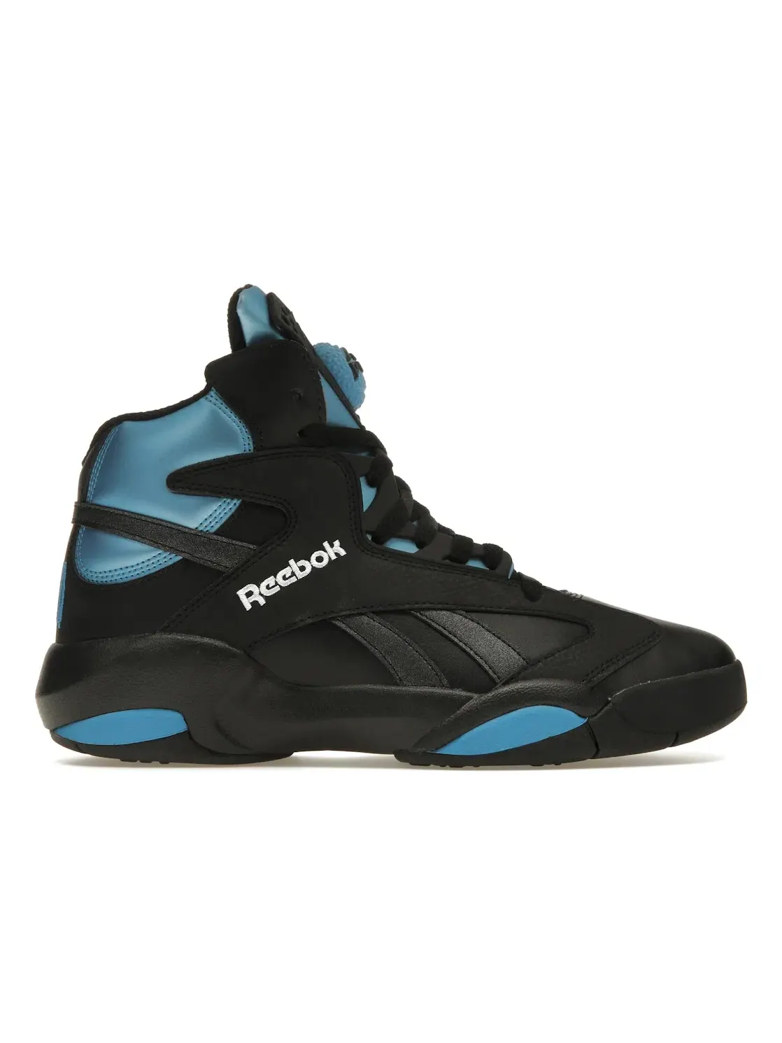 Баскетбольные кроссовки Reebok Shaq Attaq, кожаные, с технологией Pumps — изображение 1 из 4, черный//белый
