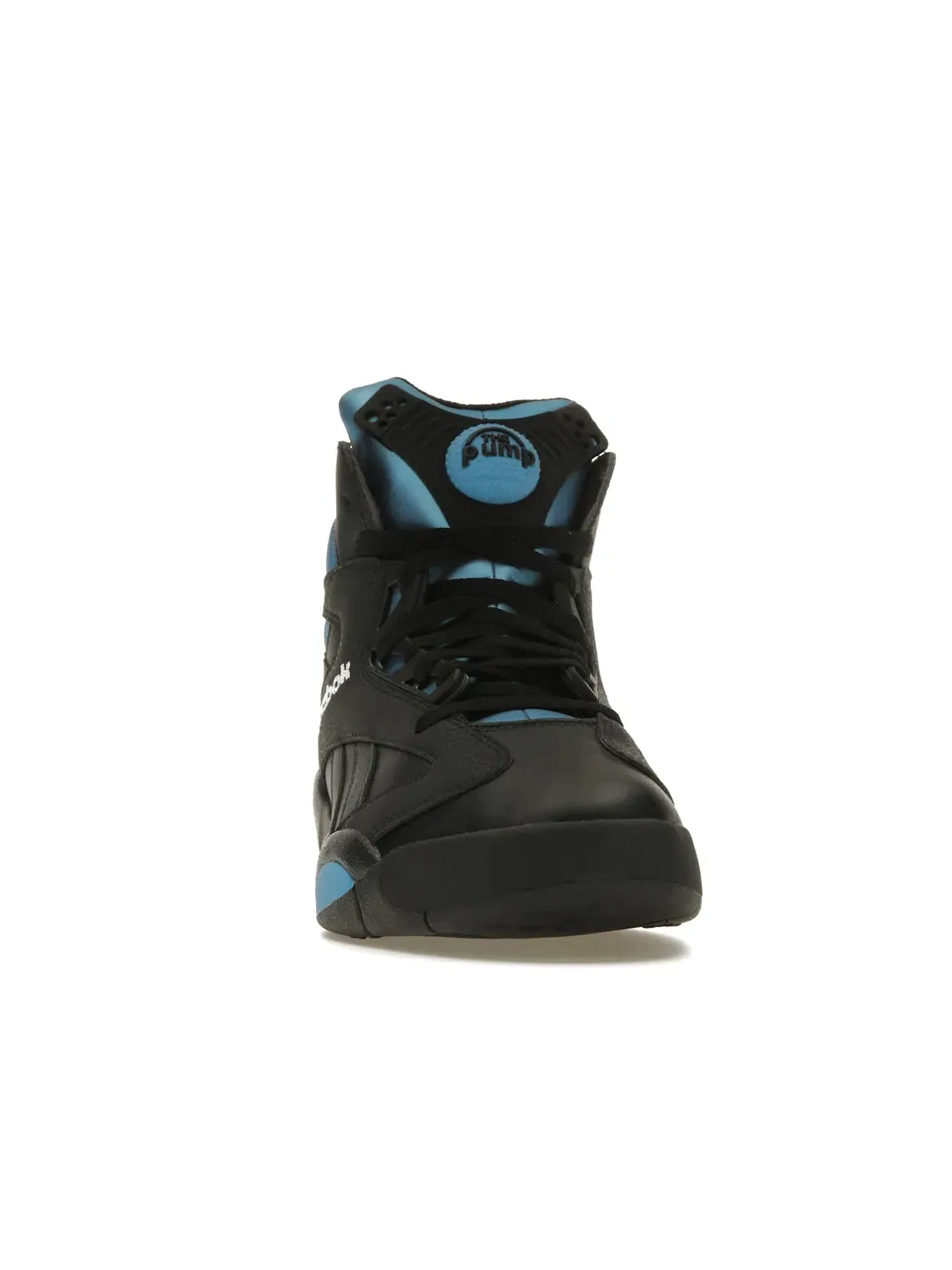 Баскетбольные кроссовки Reebok Shaq Attaq, кожаные, с технологией Pumps — изображение 2 из 4, черный//белый