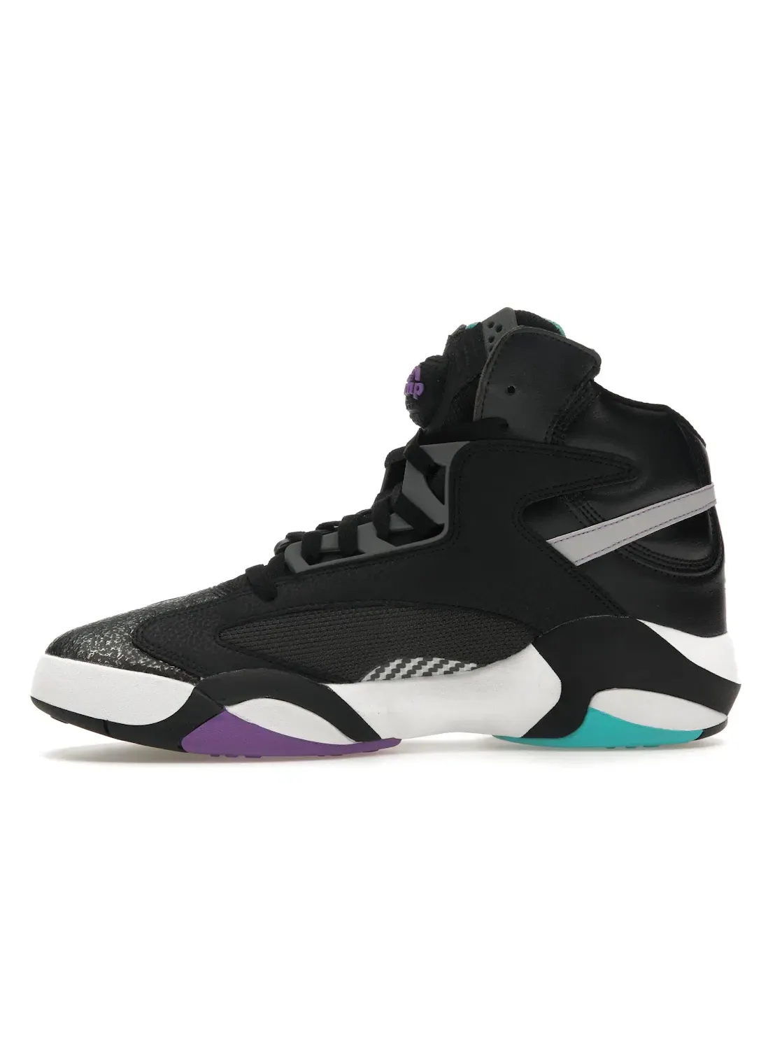 Кроссовки мужские Reebok Shaq Attaq, повседневные — изображение 3 из 4, черный/серый/белый