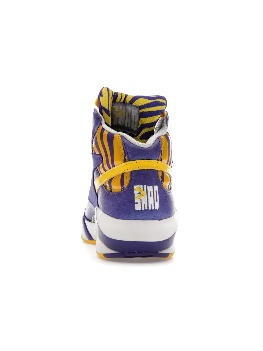 Кроссовки мужские Reebok Shaq Attaq LSU Tigers — изображение 4 из 4, фиолетовый/желтый-белый