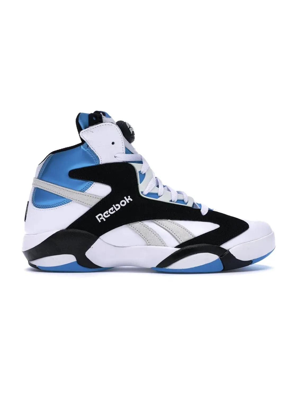Кроссовки Reebok Shaq Attaq Pump, кожаные — изображение 1 из 4, белый/черный