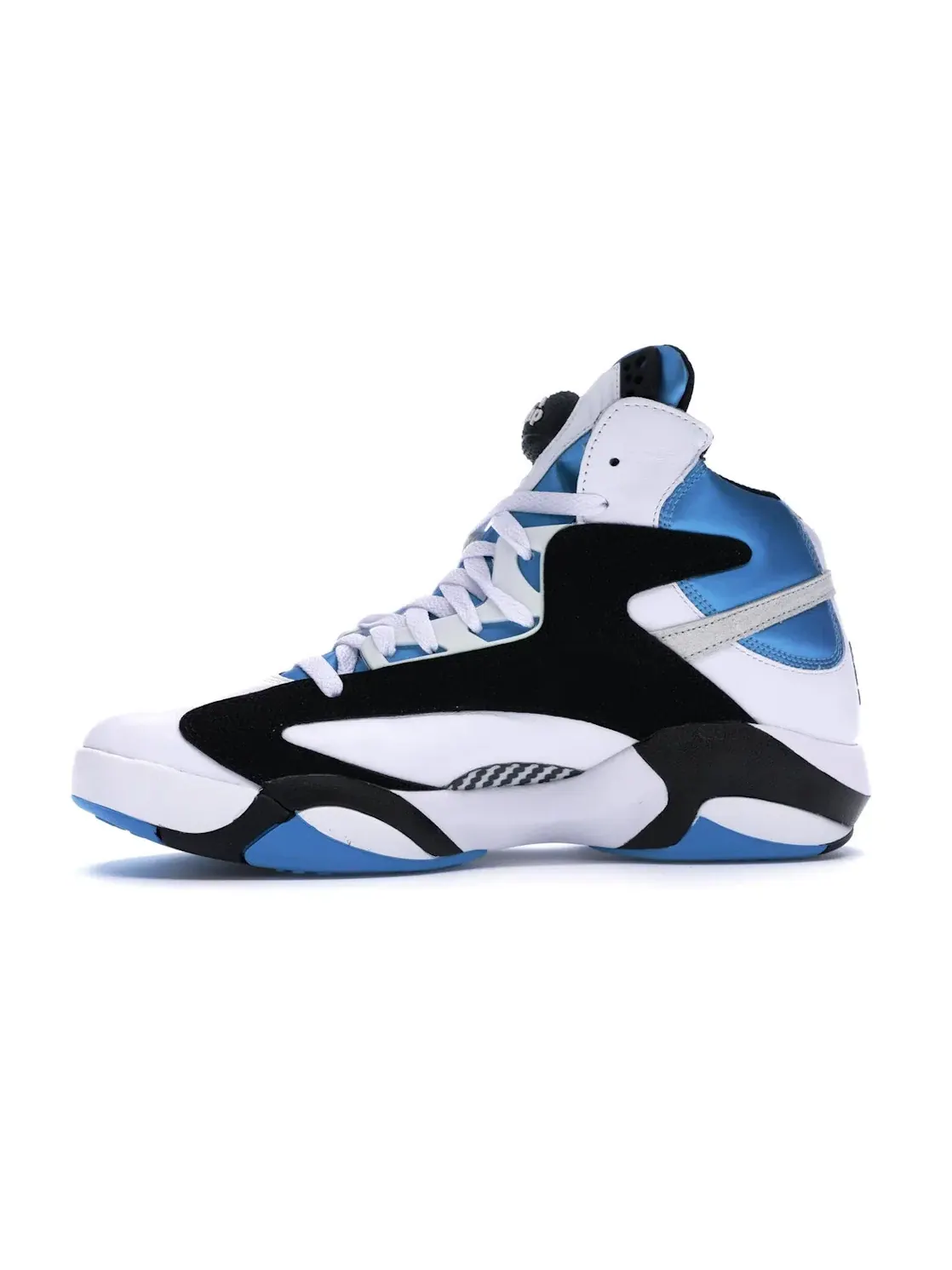 Кроссовки Reebok Shaq Attaq Pump, кожаные — изображение 3 из 4, белый/черный