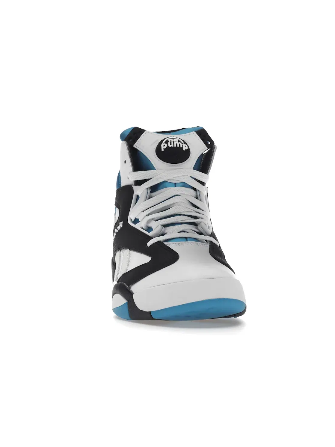 Кроссовки мужские Reebok Shaq Attaq, кожаный верх — изображение 2 из 4, белый черный
