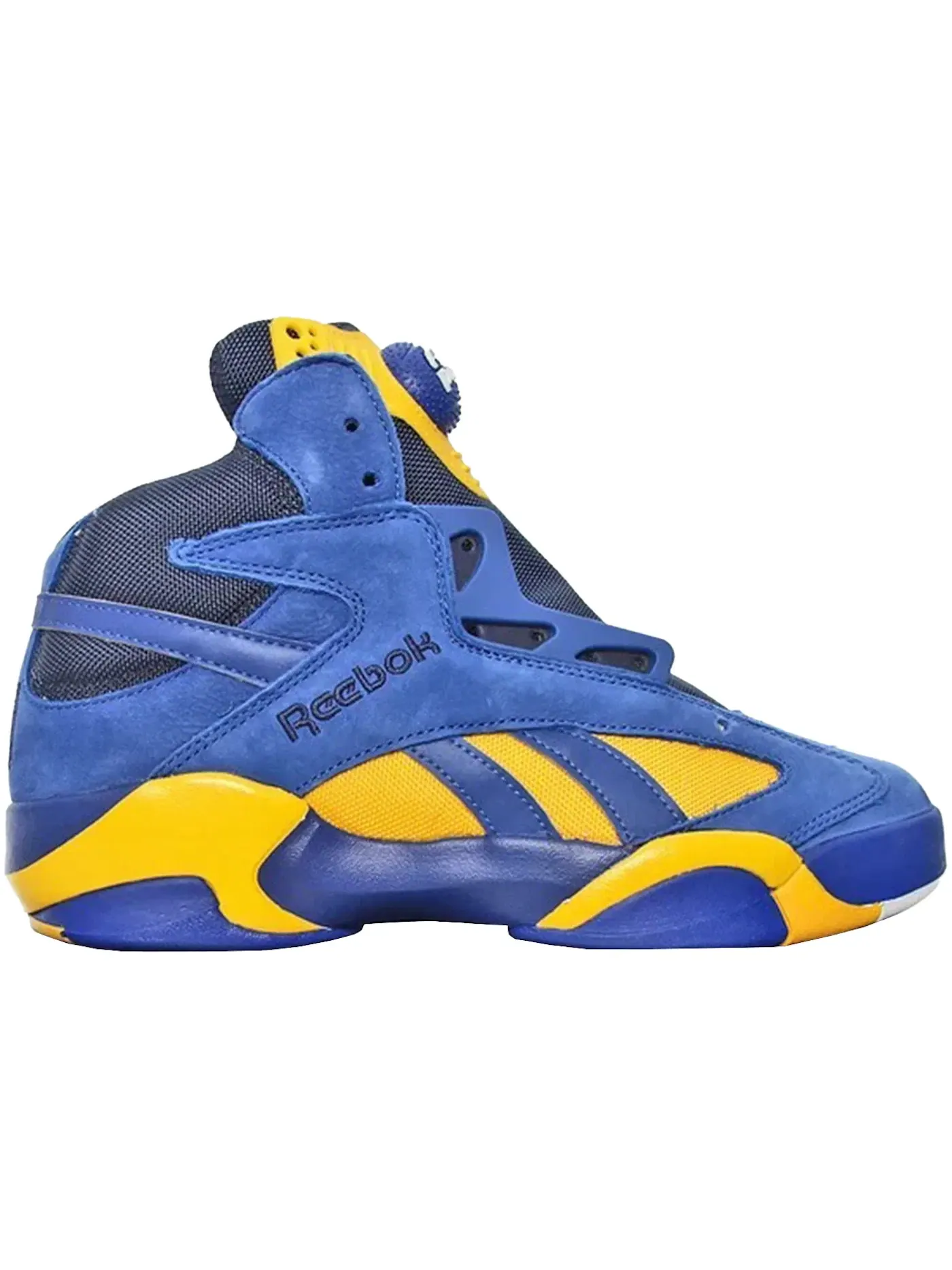 Кроссовки мужские Reebok Shaq Attaq, Lifestyle — изображение 1 из 1, темно-синий/желтый