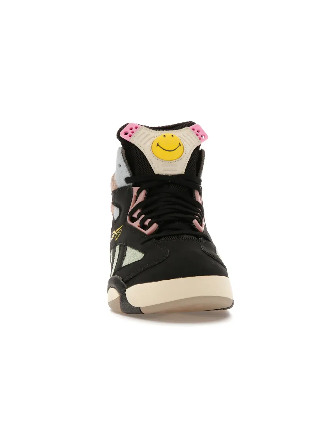 Кроссовки мужские Reebok Shaq Attaq, Lifestyle — изображение 2 из 4, черный/синий-желтый