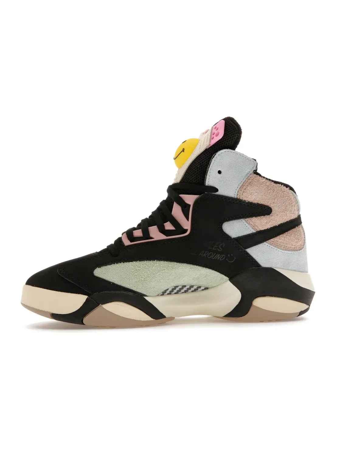 Кроссовки мужские Reebok Shaq Attaq, Lifestyle — изображение 3 из 4, черный/синий-желтый