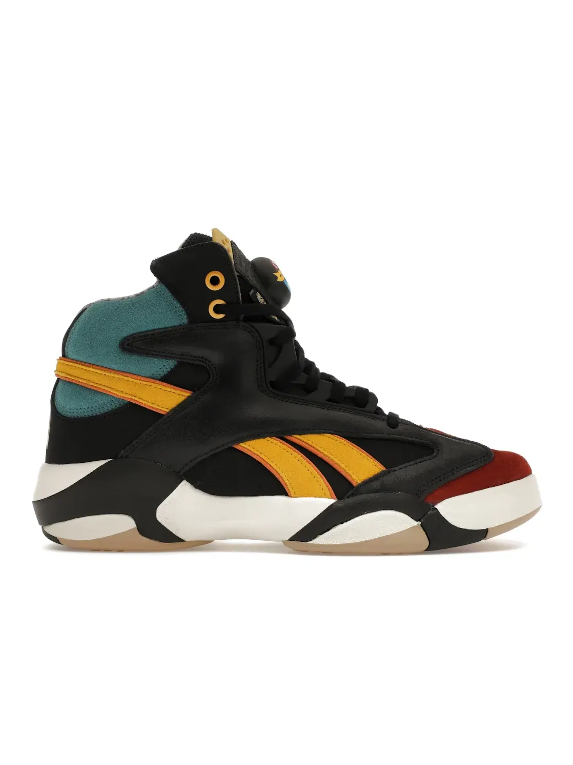Кроссовки мужские Reebok Shaq Attaq Street Fighter Champion Edition, кожаные — изображение 1 из 4, черный/темный/синий