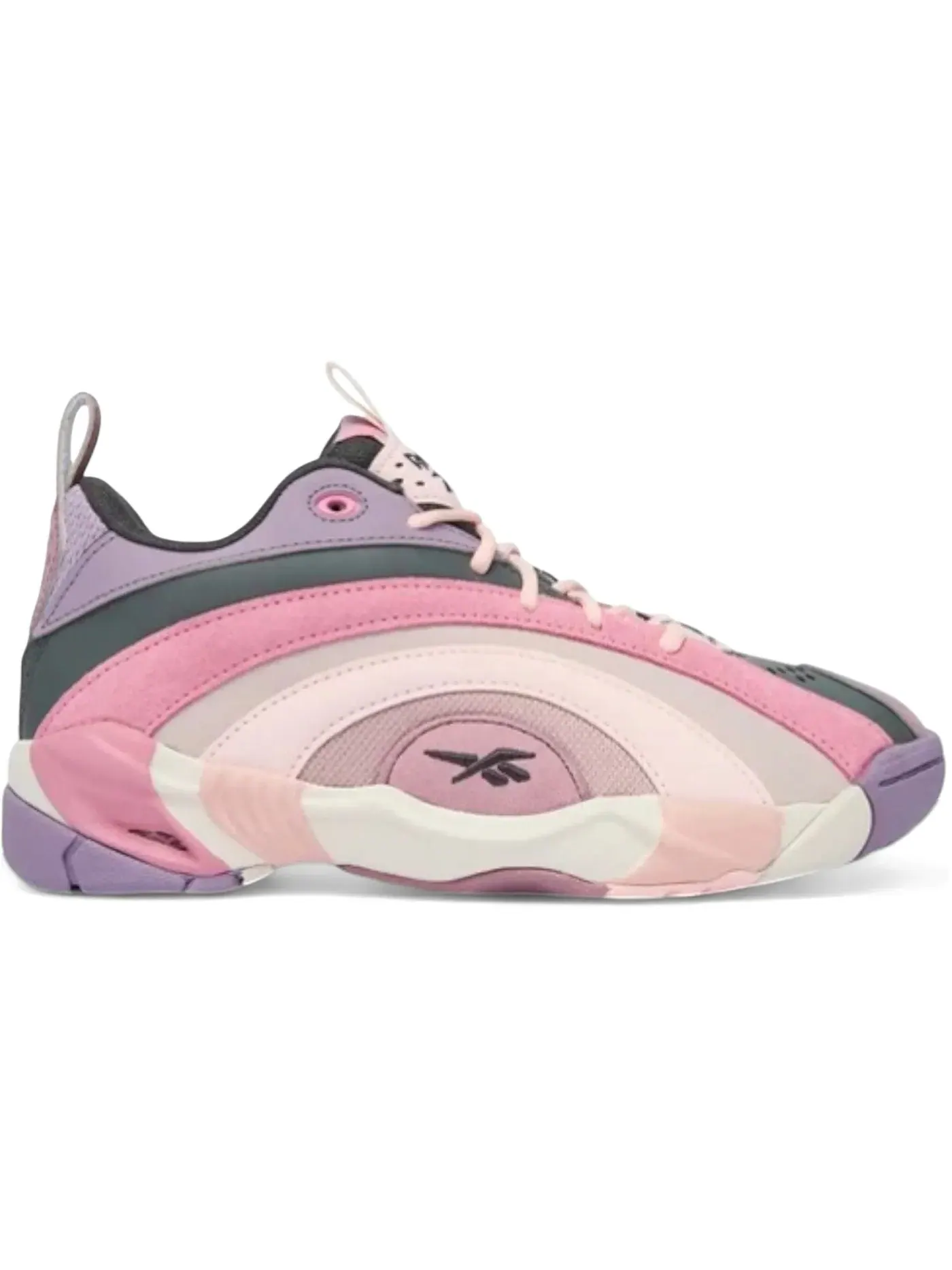 Кроссовки мужские Reebok Shaqnosis Low, Lifestyle — изображение 1 из 1, розовый/фиолетовый