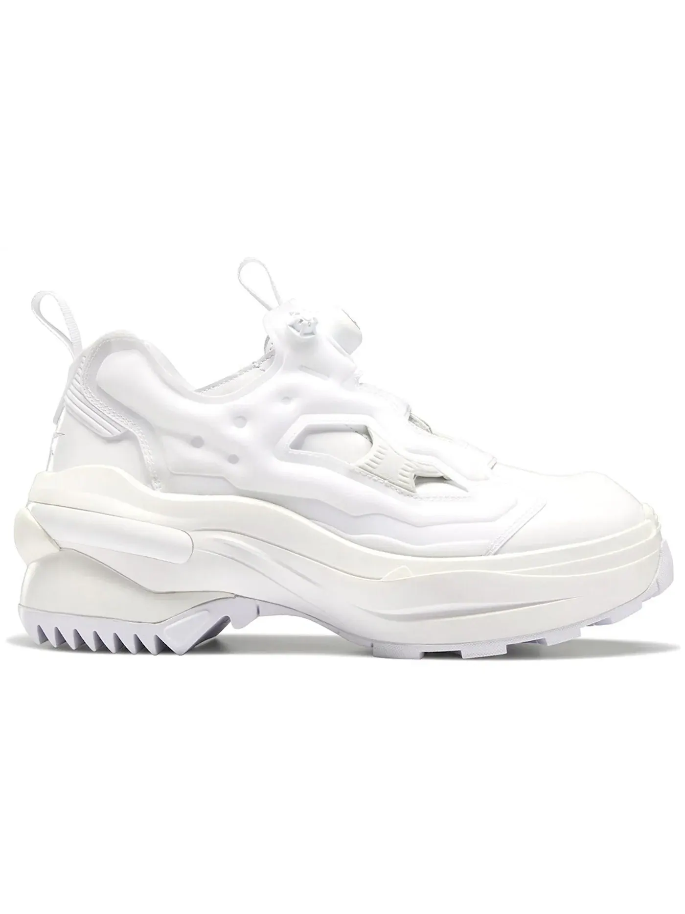 Кроссовки мужские Reebok Tabi Instapump Fury Oxford, с принтом — изображение 1 из 1, белый//белый