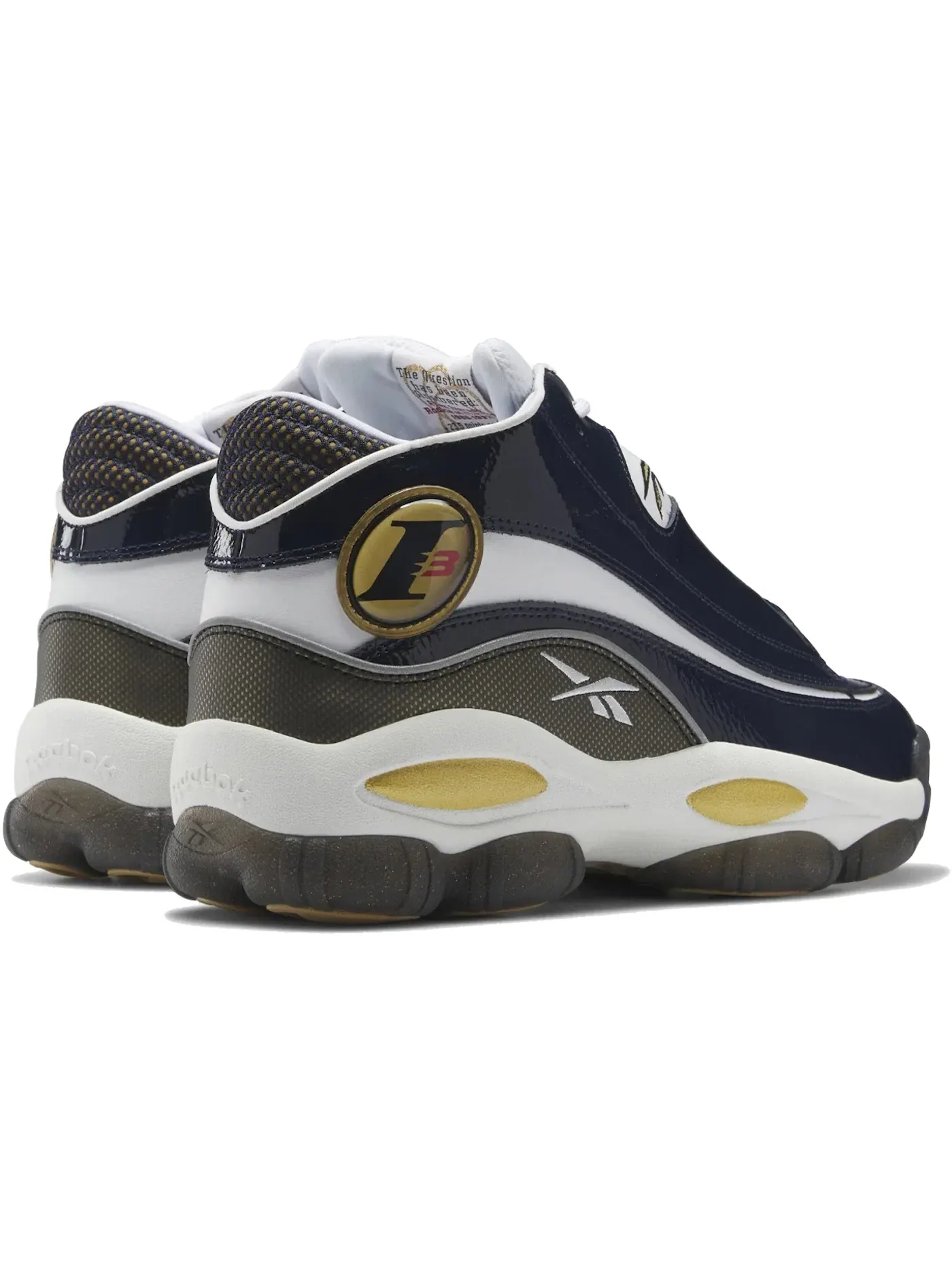 Кроссовки мужские Reebok The Answer DMX, Lifestyle — изображение 2 из 3, синий/белый/золотой