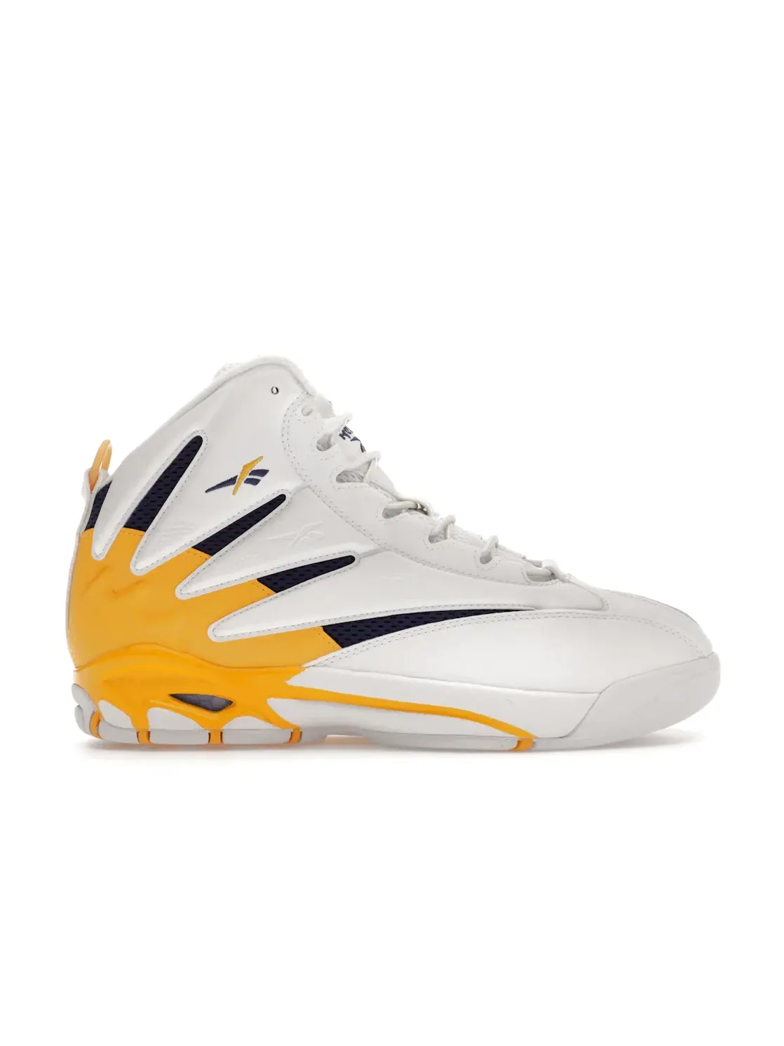 Кроссовки мужские Reebok The Blast — изображение 1 из 4, белый/фиолетовый-желтый