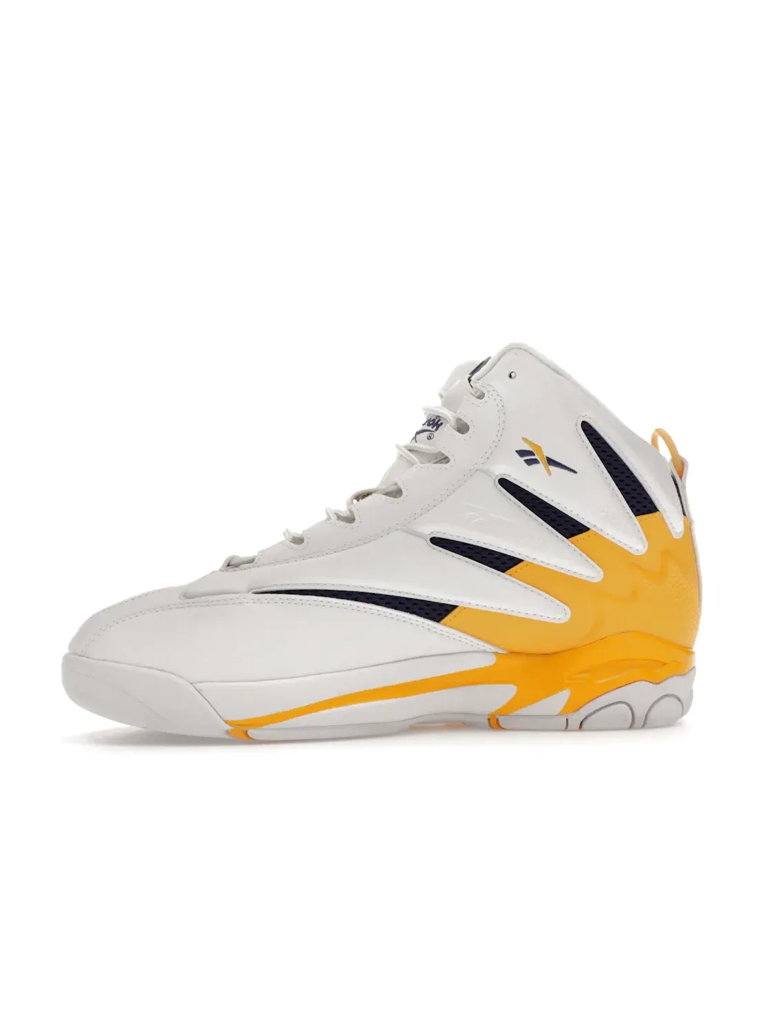 Кроссовки мужские Reebok The Blast — изображение 3 из 4, белый/фиолетовый-желтый