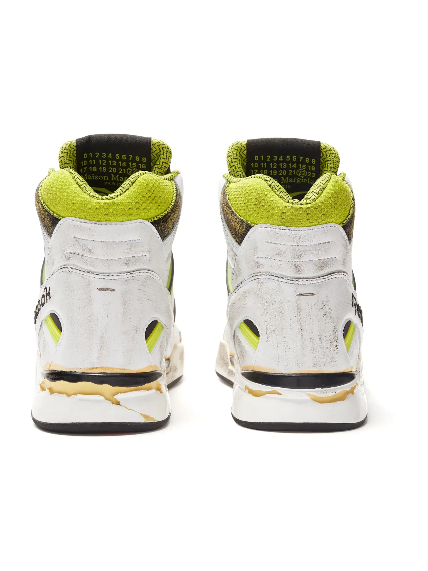 Кроссовки Reebok TZ Pump Deadstock lifestyle, с принтом — изображение 3 из 3, белый/черный/желтый
