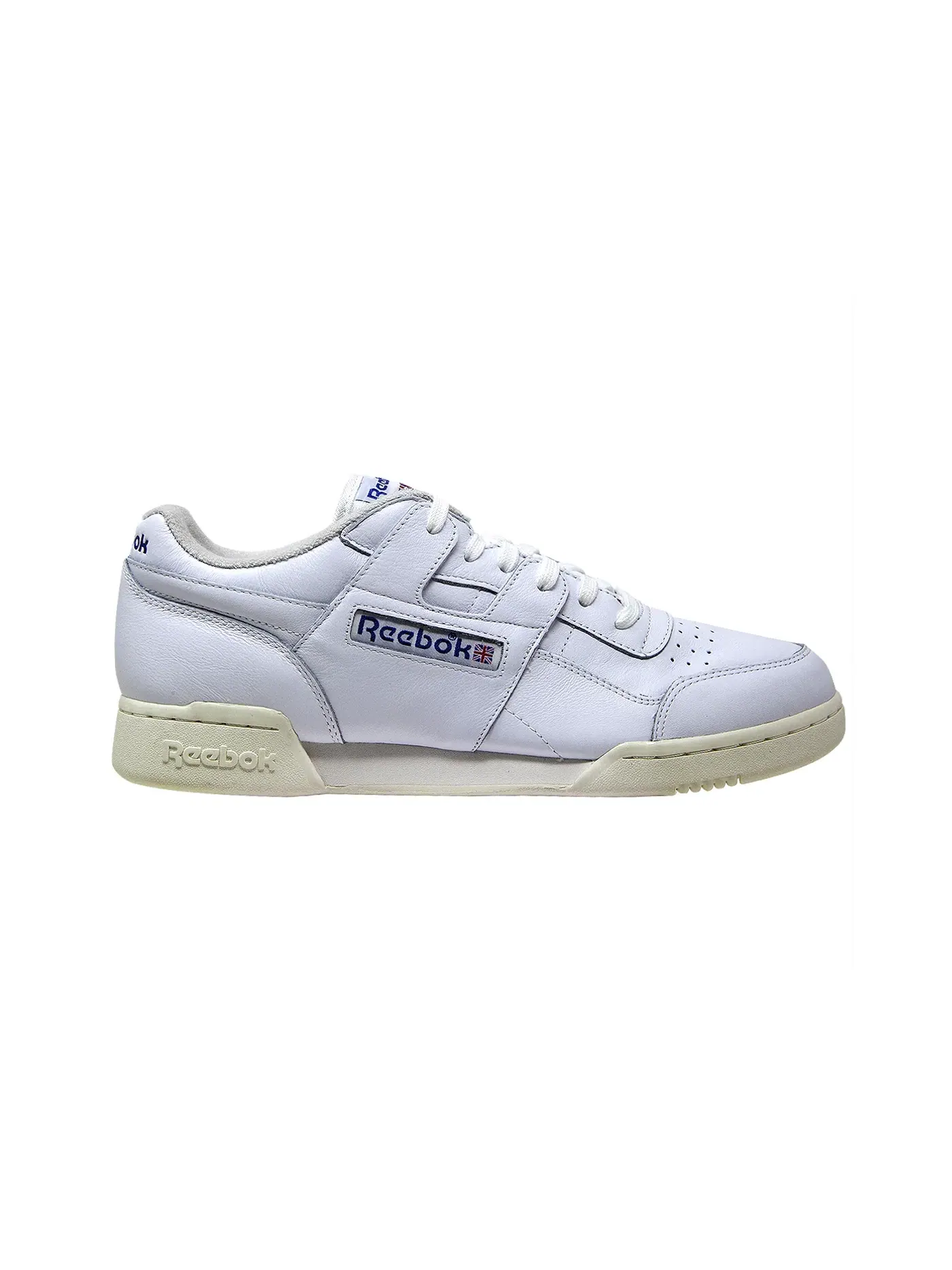 Кроссовки Reebok Workout Lo Vintage, кожаные — изображение 1 из 1, белый/белый