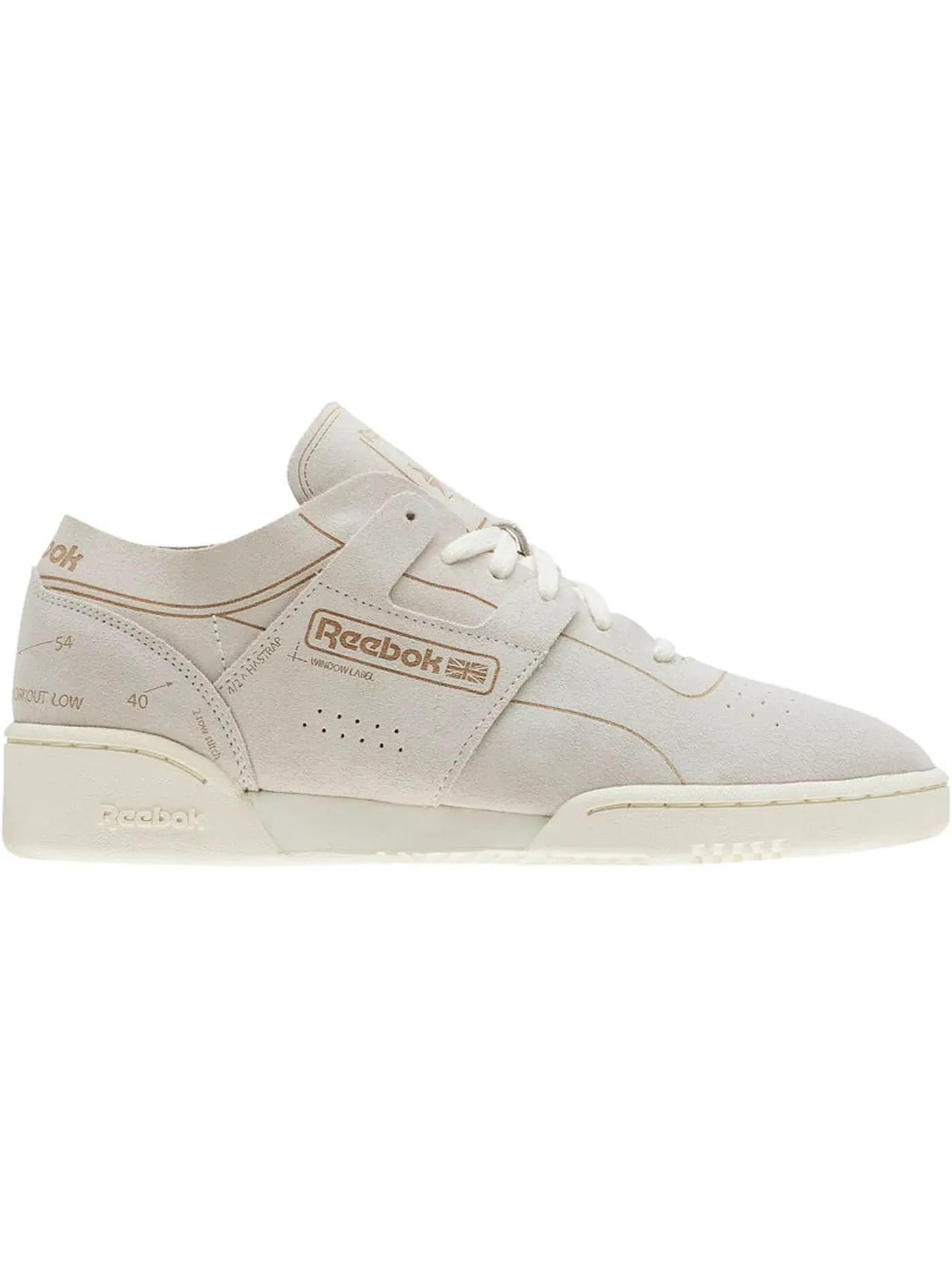 Кроссовки Reebok Lifestyle Workout Low Clean — изображение 1 из 1, классический белый/серый