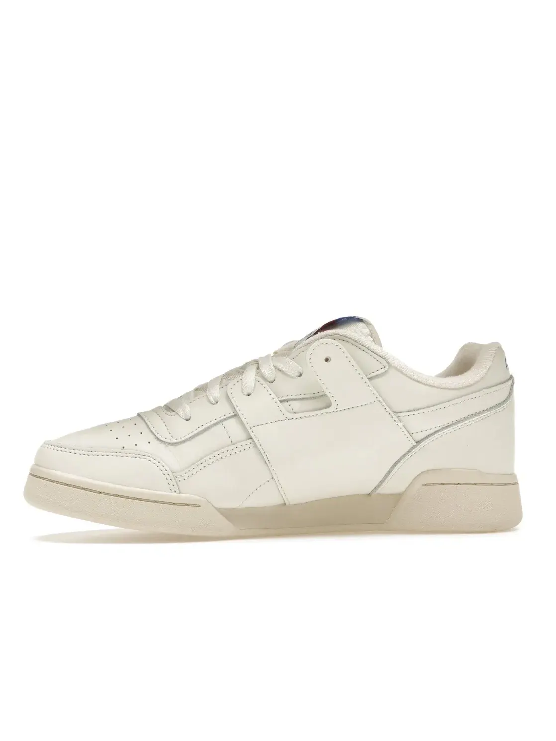 Кроссовки Reebok Workout Plus Lifestyle, кожаные, Chalk Paperwhite Royal — изображение 3 из 4